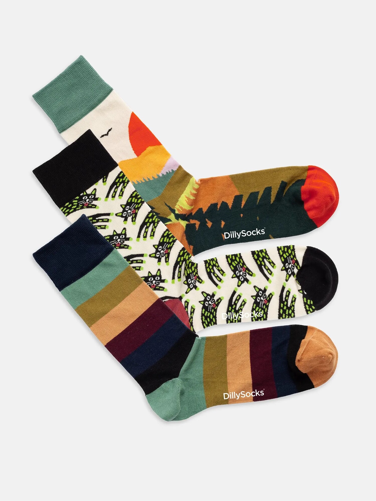 Thumbnail - DillySocks Socken Abstract Nature