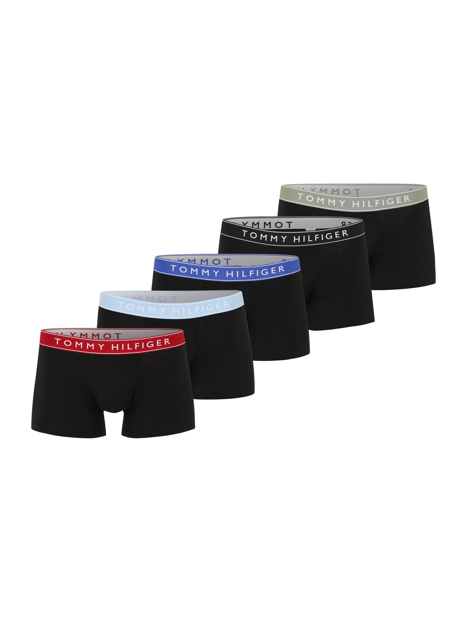 Tommy Hilfiger Underwear Boxeri  albastru / gri / sângeriu / negru