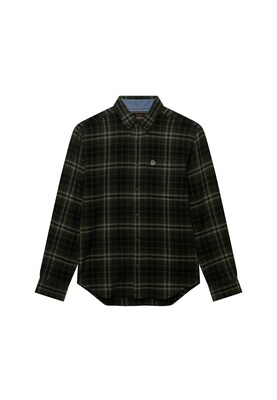 Superdry & Co Camisa  greige / oliva / negro