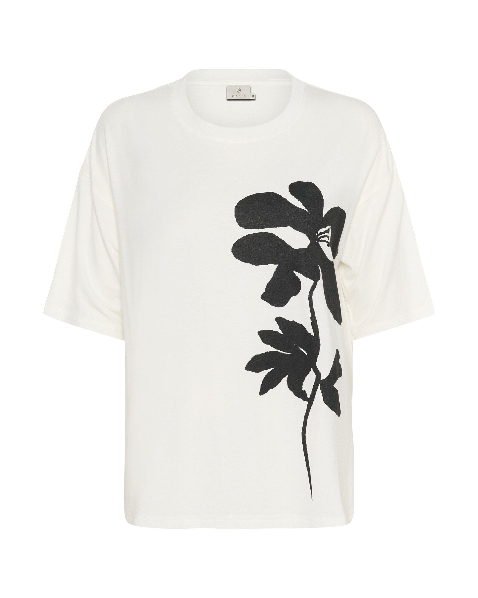 Kaffe Camiseta 'BPAnnalee'  negro / blanco
