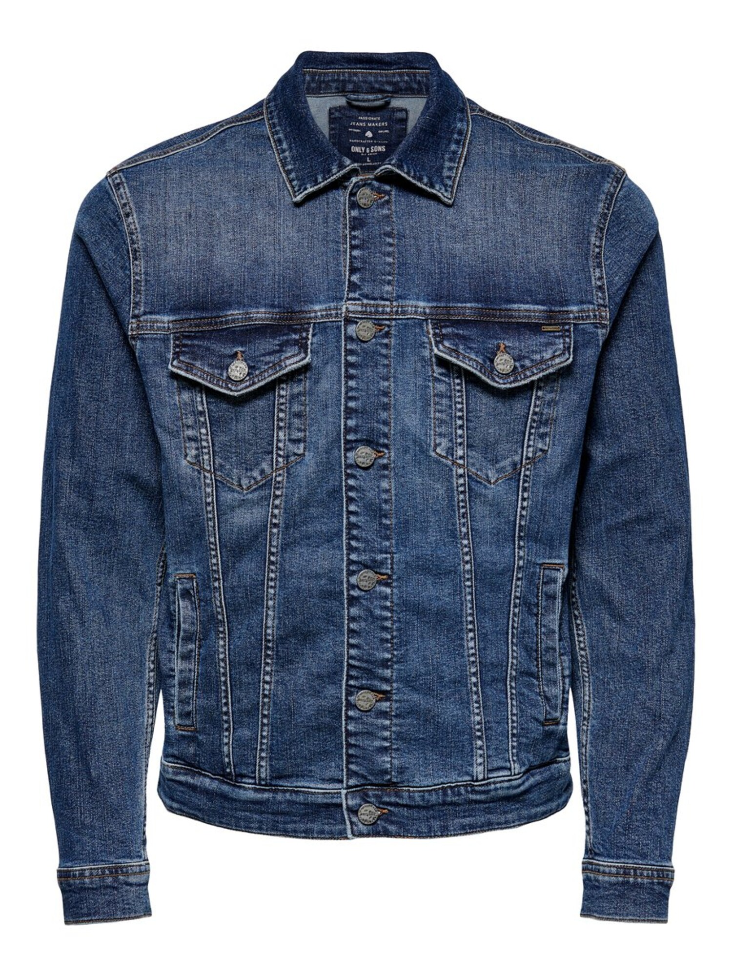 Only & Sons Demisezoninė striukė 'COIN'  tamsiai (džinso) mėlyna