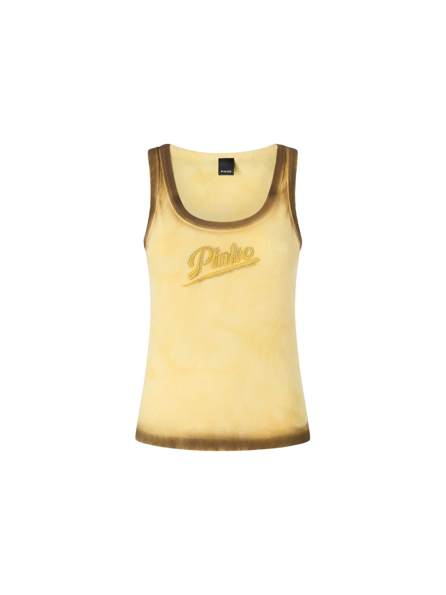 PINKO Top 'Cosmopolitan'  amarillo