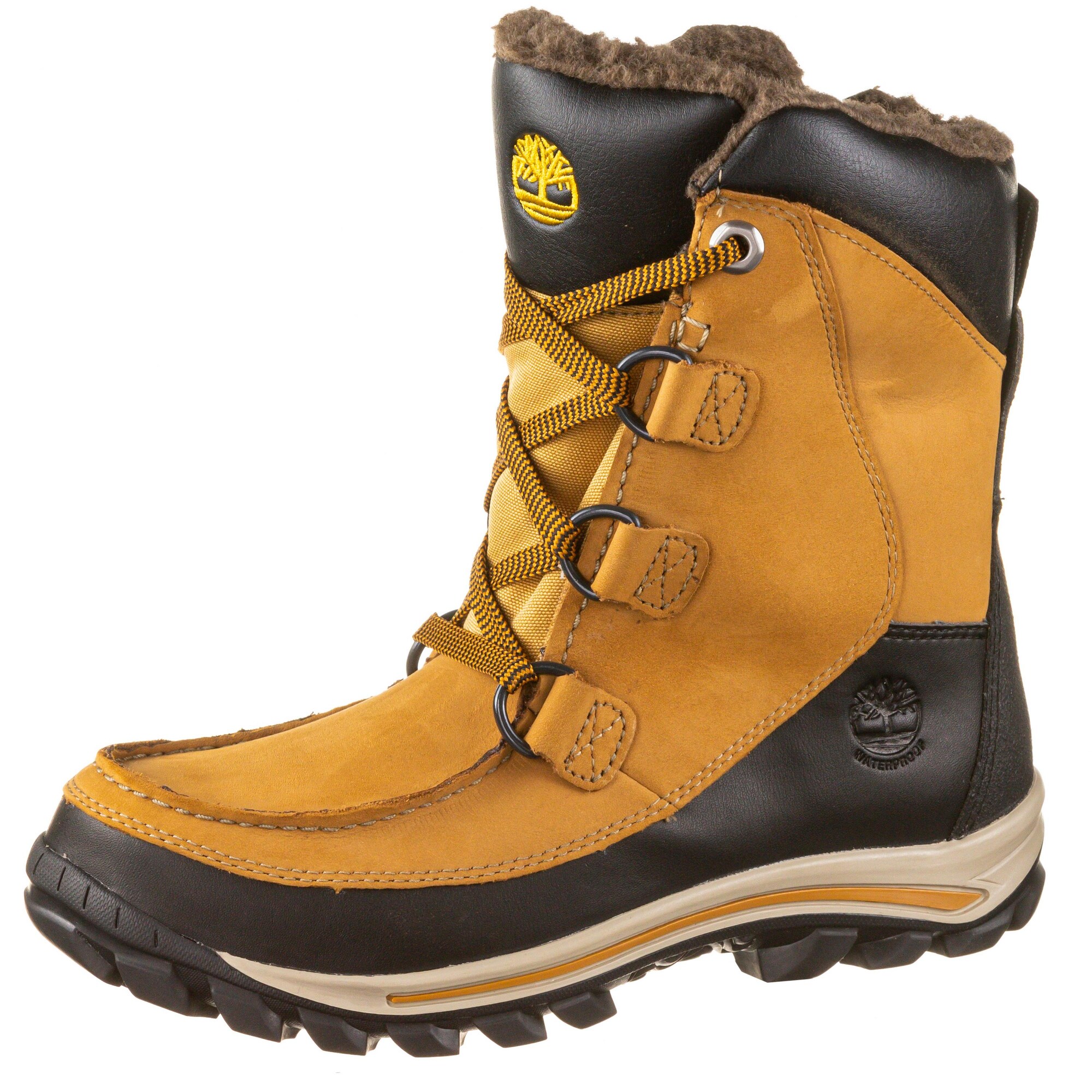 TIMBERLAND Auliniai batai su kulniuku 'Chillberg'  šviesiai ruda / juoda