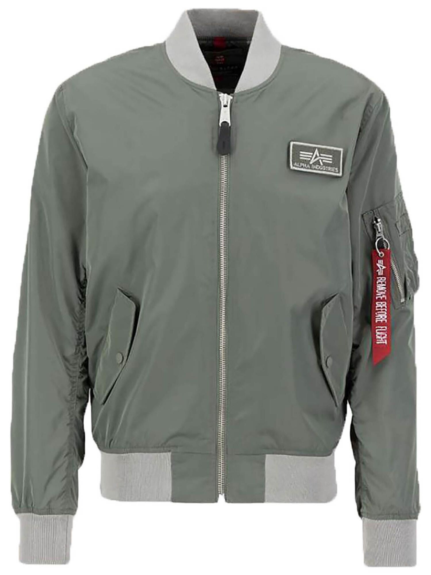 ALPHA INDUSTRIES Geacă de primăvară-toamnă 'MA-1 TTC'  verde