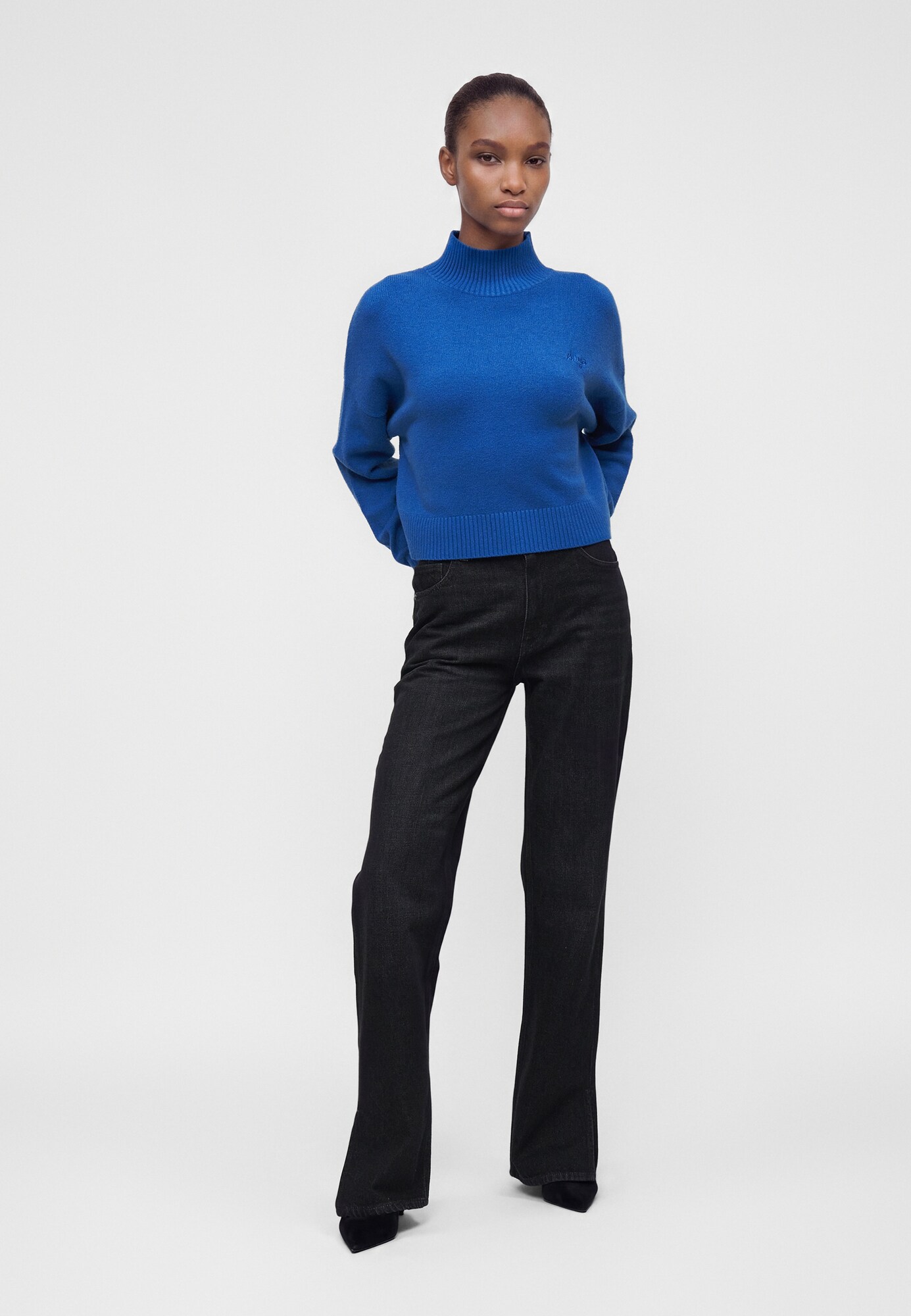 HUGO Jersey 'Sestya_B'  azul – imagen 4