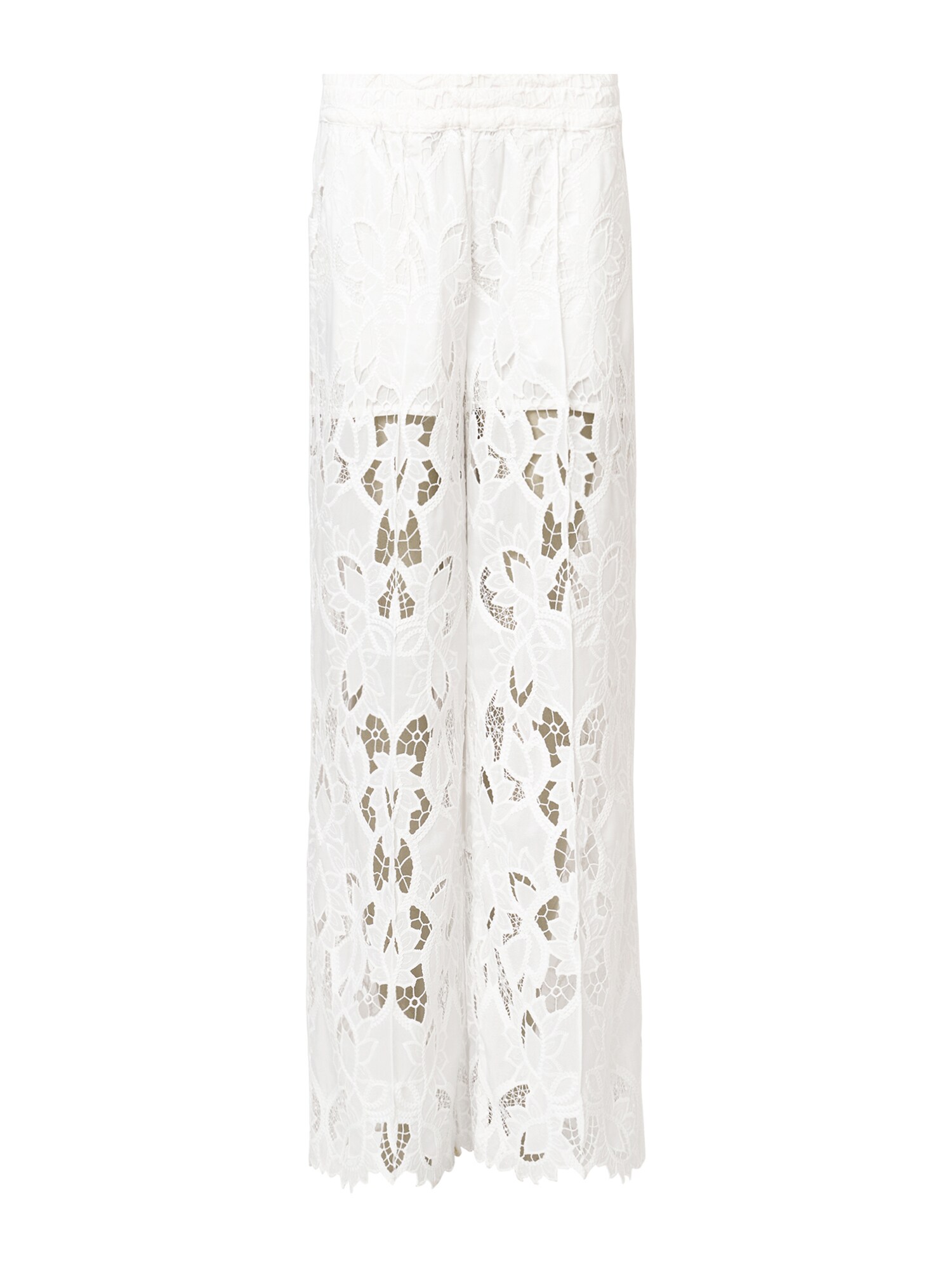 AllSaints Pantaloni CHARLI  alb