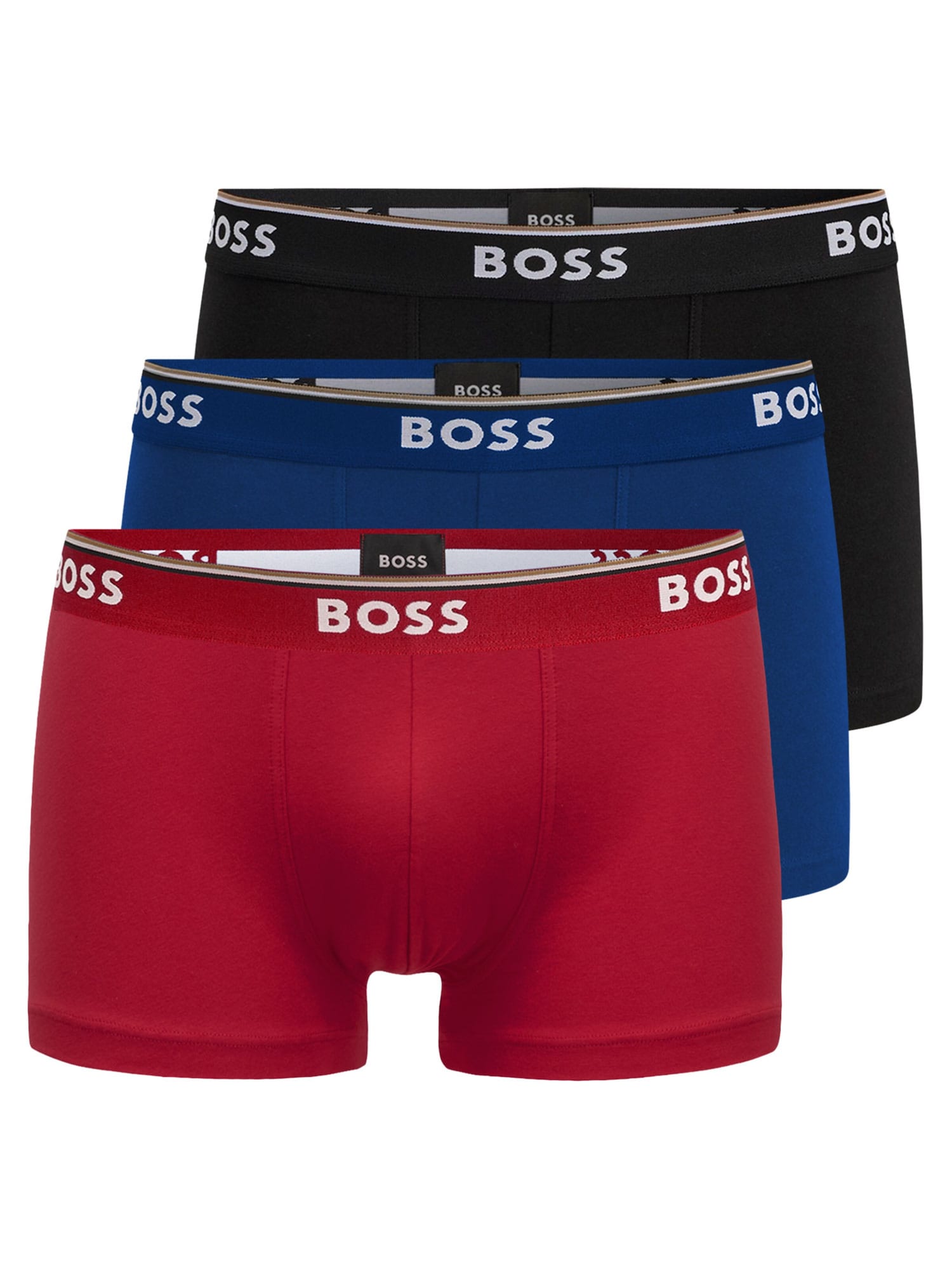 BOSS Boxeri Power bleumarin / roșu / negru