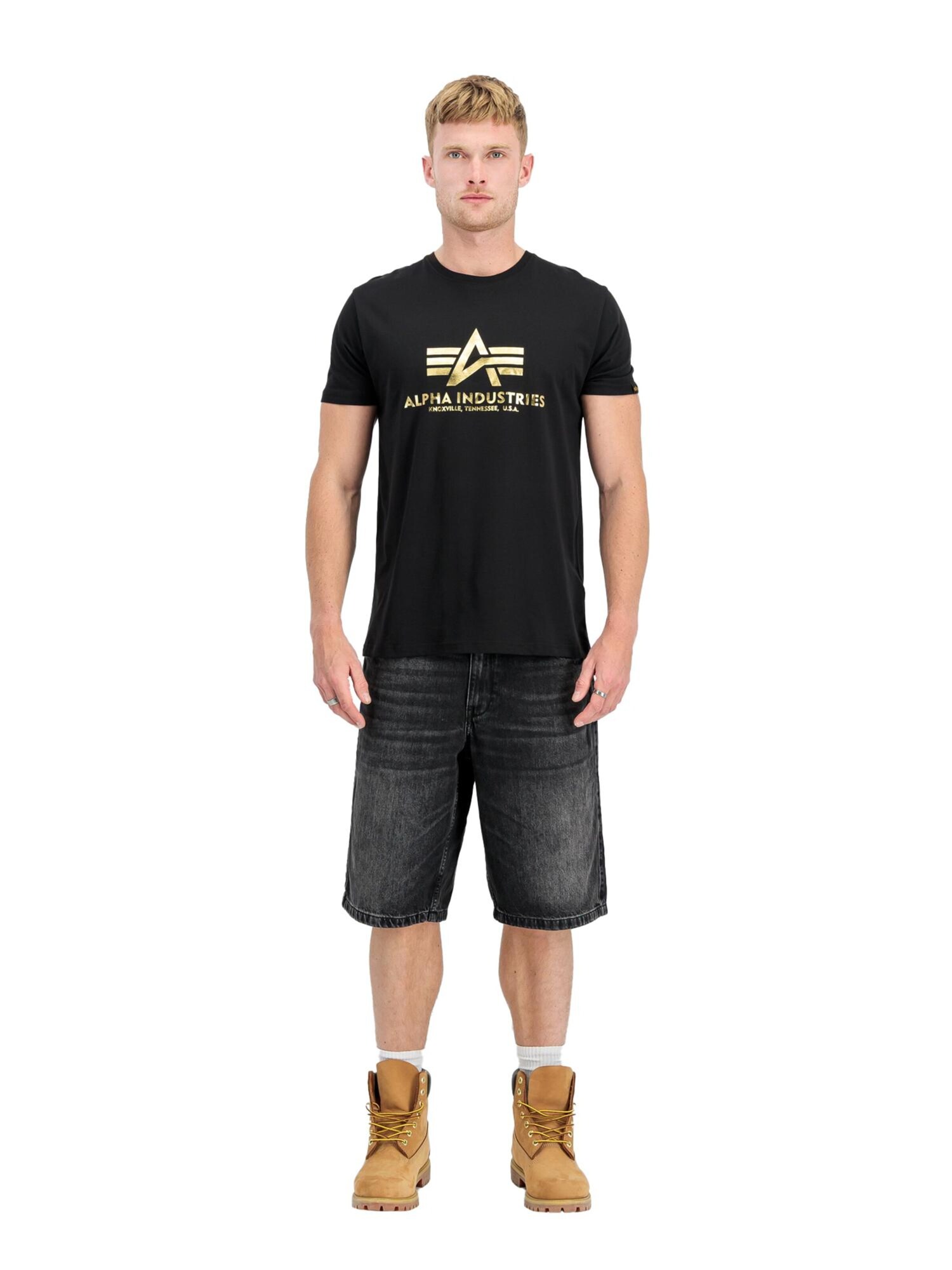ALPHA INDUSTRIES Camiseta negro – imagen 7