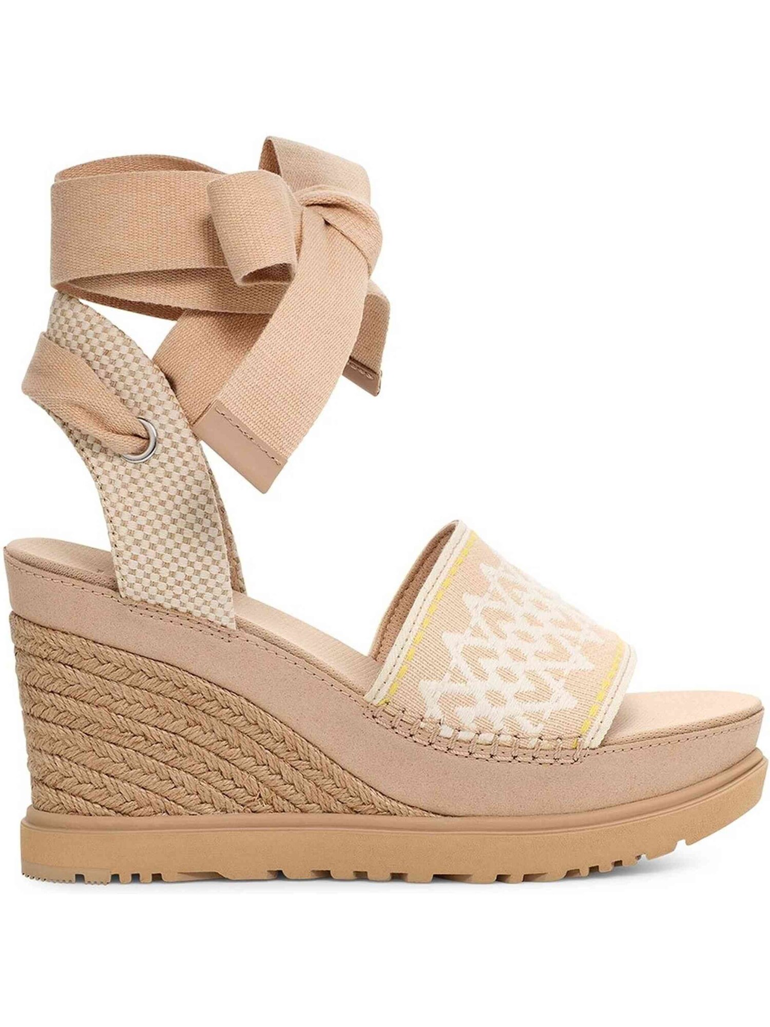 Sandalias Ugg de Plataforma para Mujer Beige