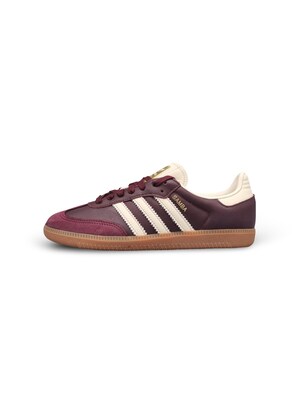 ADIDAS ORIGINALS Zapatillas deportivas bajas 'Samba'  beige claro / rojo vino / rojo oscuro