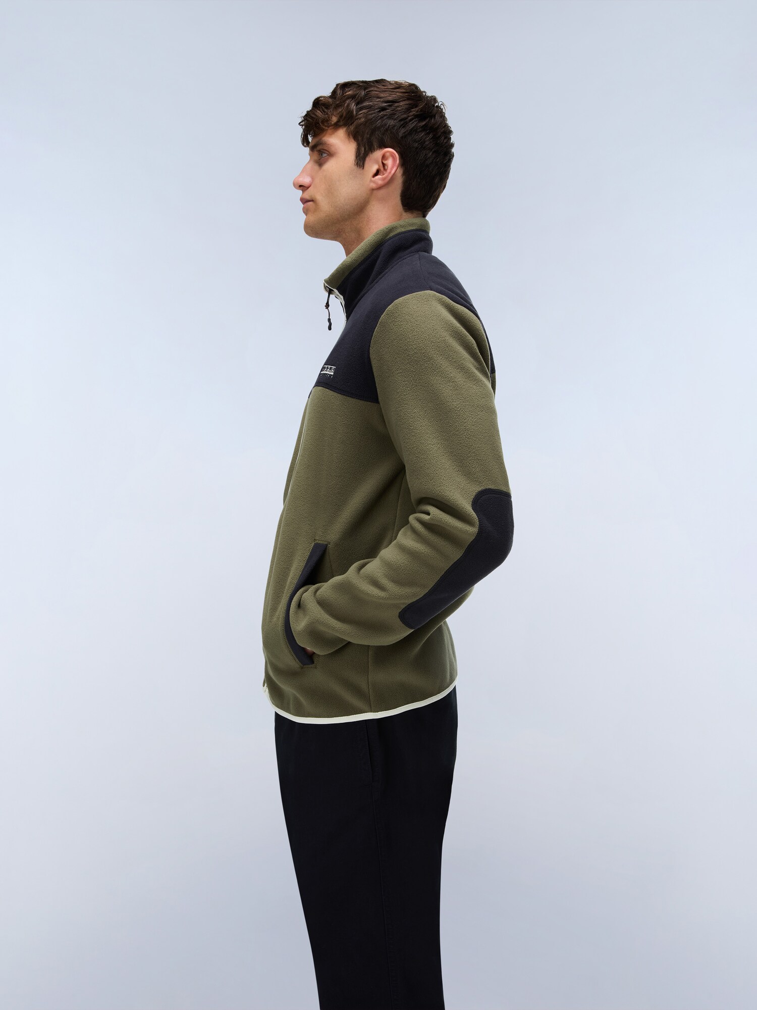 NAPAPIJRI Chaqueta polar 'T-Dergana'  caqui / negro – imagen 4