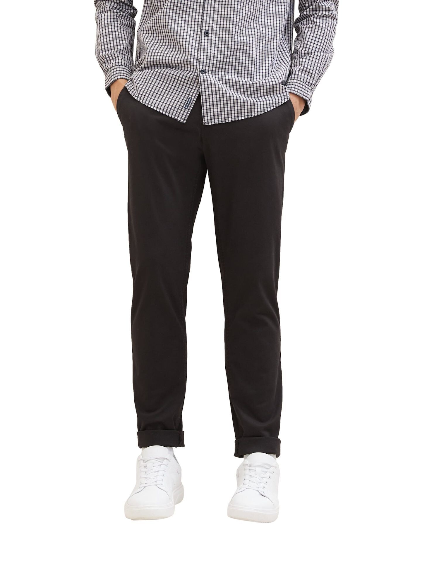 TOM TAILOR Chino nohavice antracitová (obrázok 3)