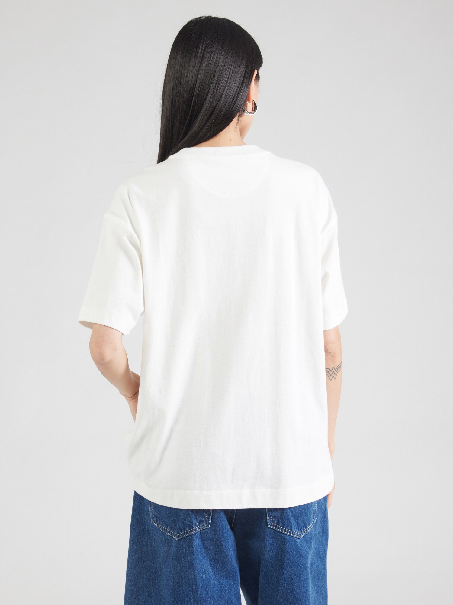 GAP Oversize póló  világoskék / fehér termék 2. képe