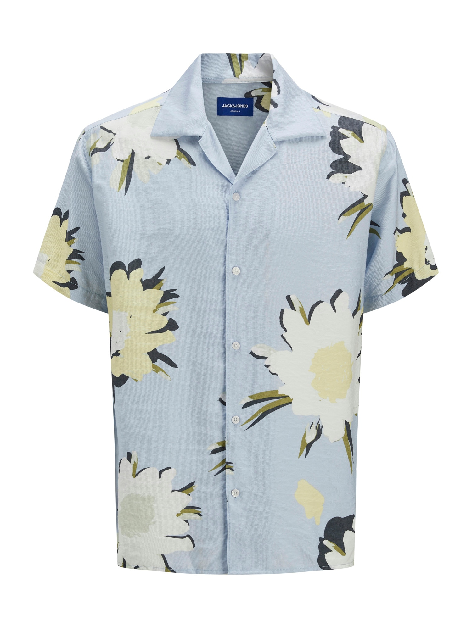 Jack & Jones Junior Košeľa piesková / námornícka modrá / svetlomodrá / olivová