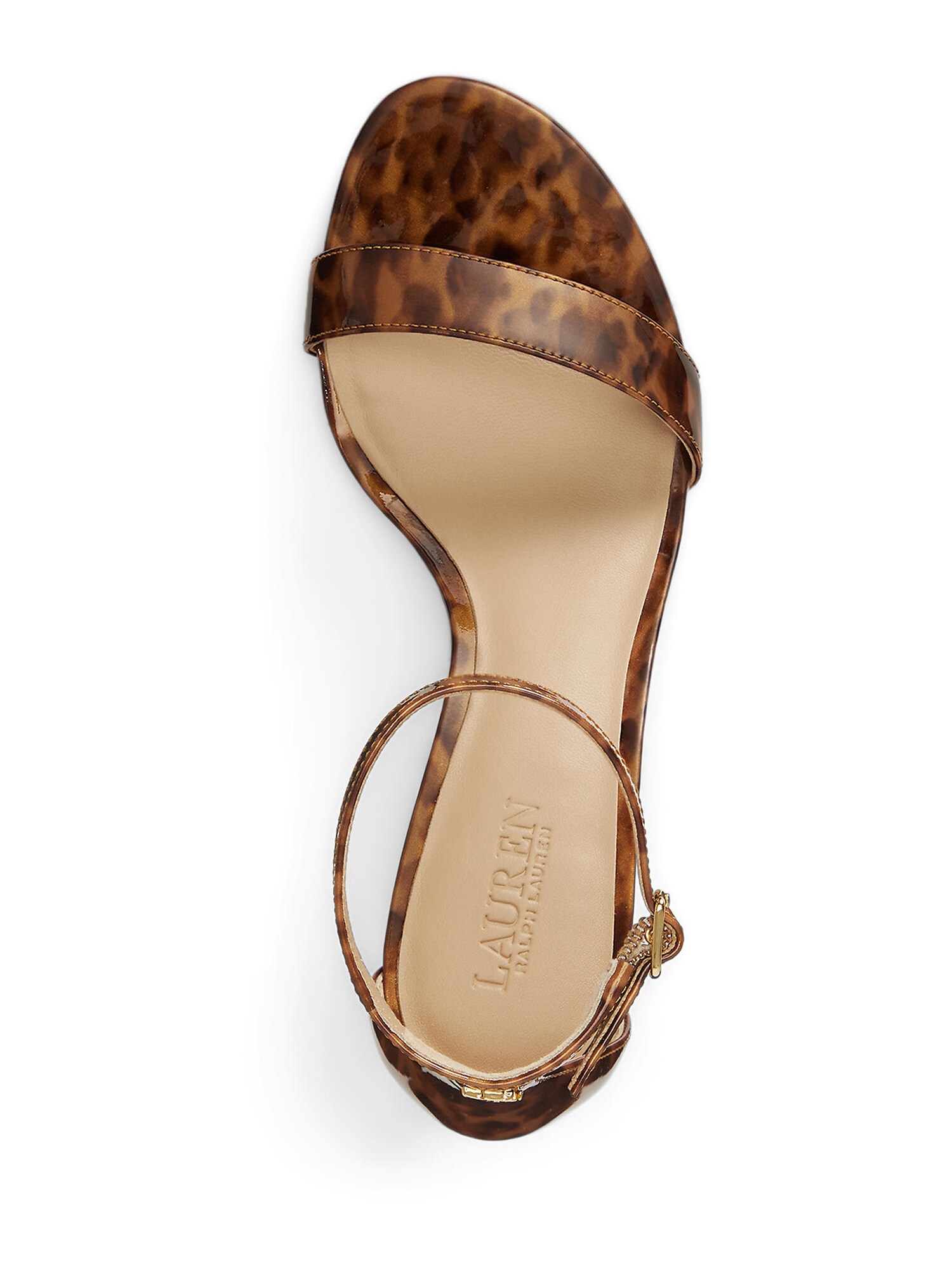 Lauren Ralph Lauren Sandalias con hebilla 'ALLIE' cognac / marrón oscuro – imagen 3