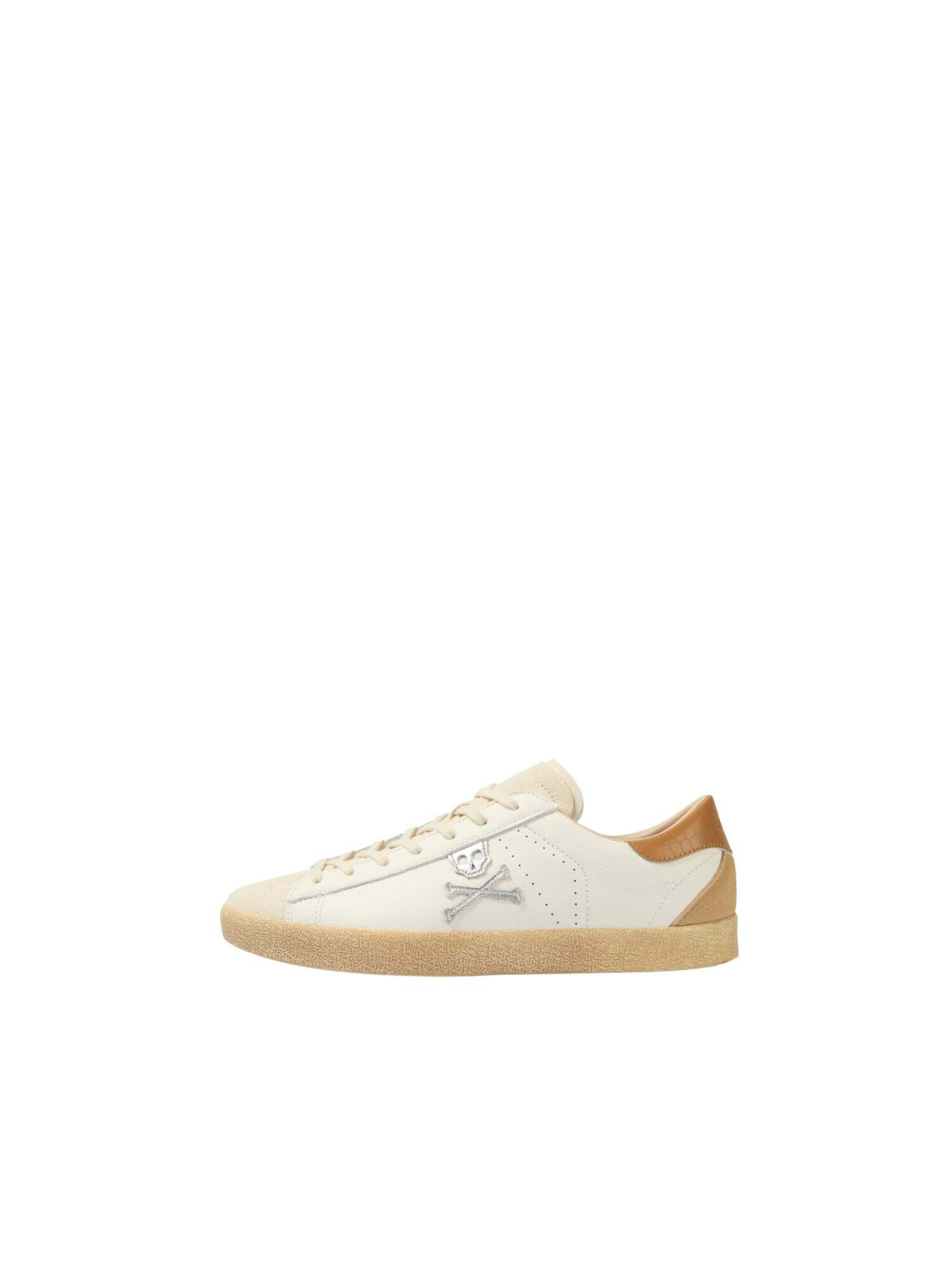Scalpers Sneaker low Henry  maro cămilă / alb murdar