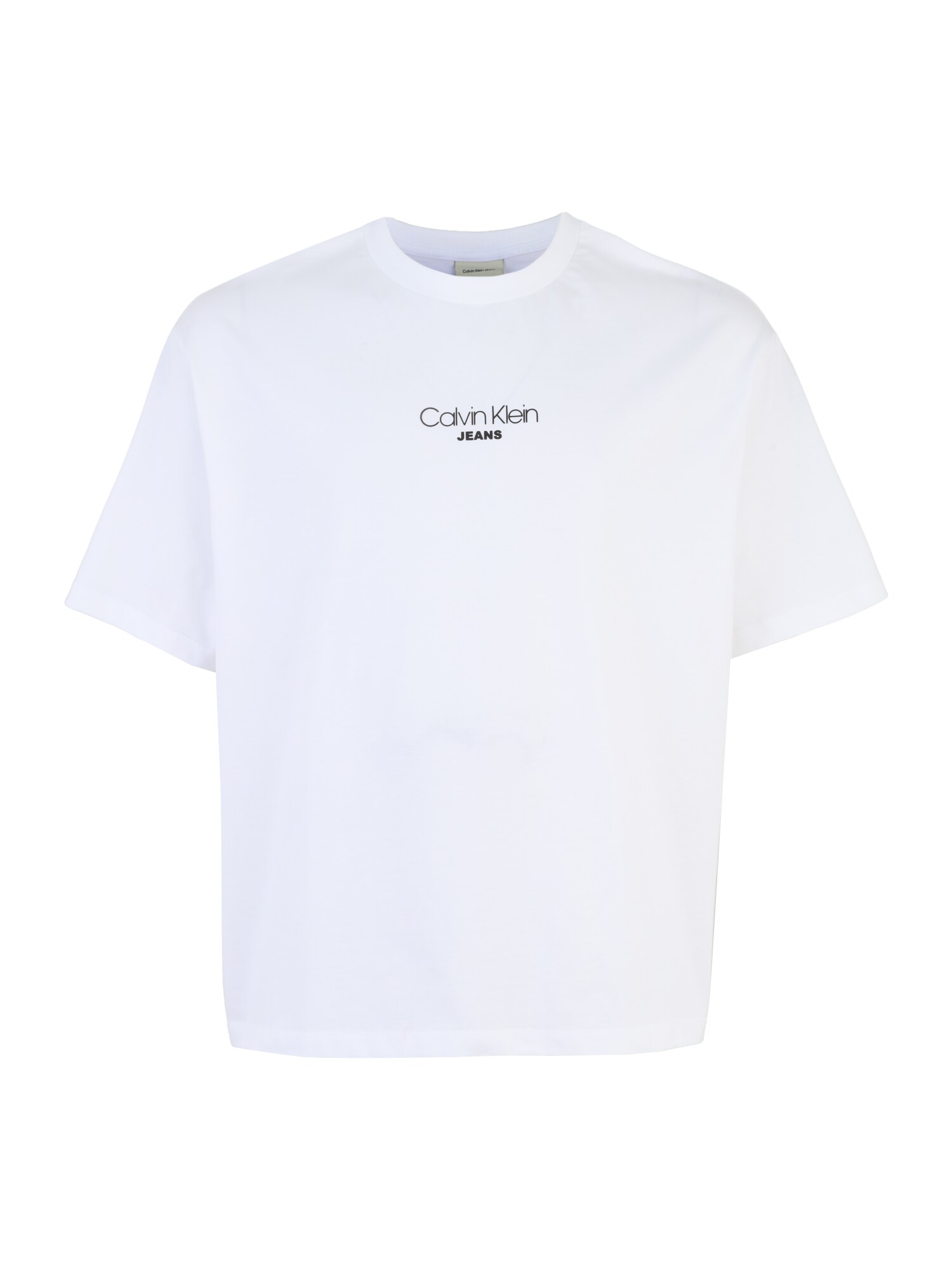 Calvin Klein Jeans Tričko  čierna / biela