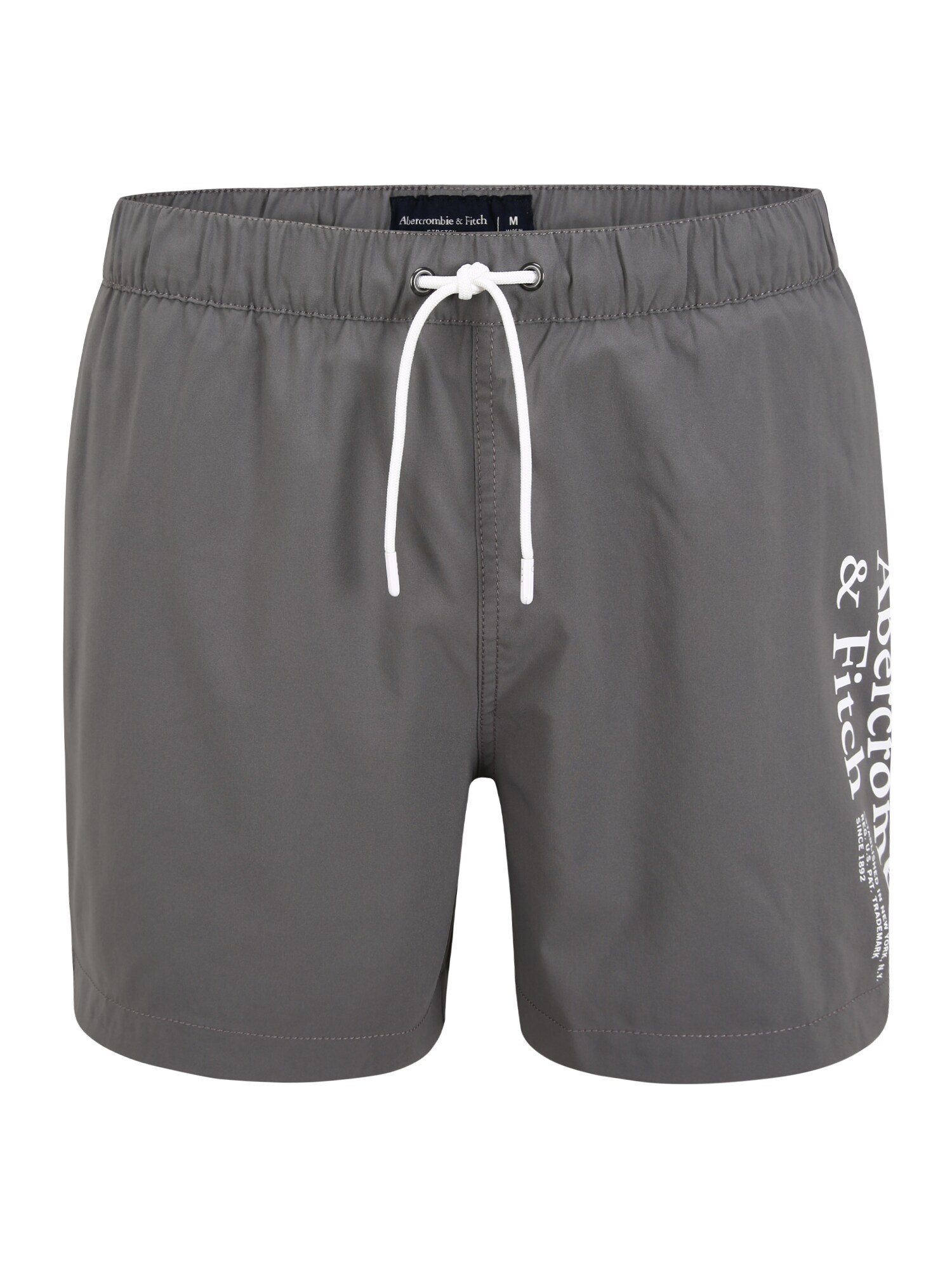 Abercrombie & Fitch Maudymosi trumpikės  pilka / balta