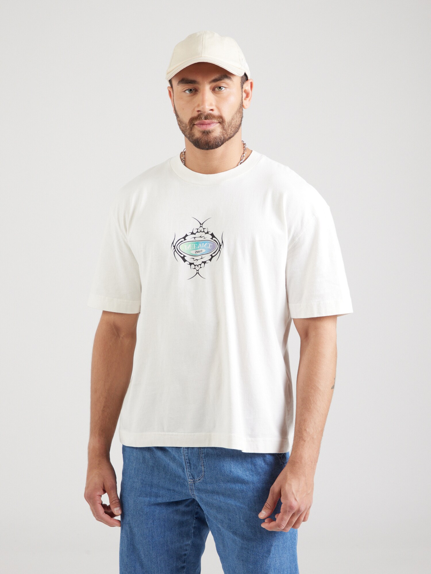 HOLLISTER Póló  menta / fehér termék 2. képe