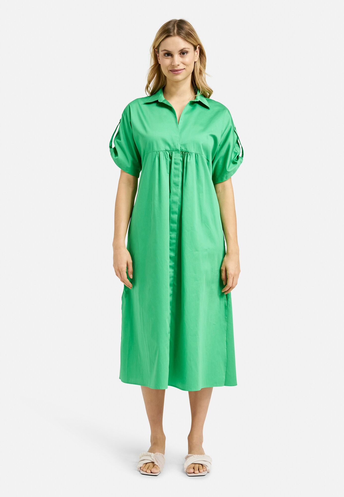 Thumbnail - Milano Italy Midikleid mit Hemdkragen