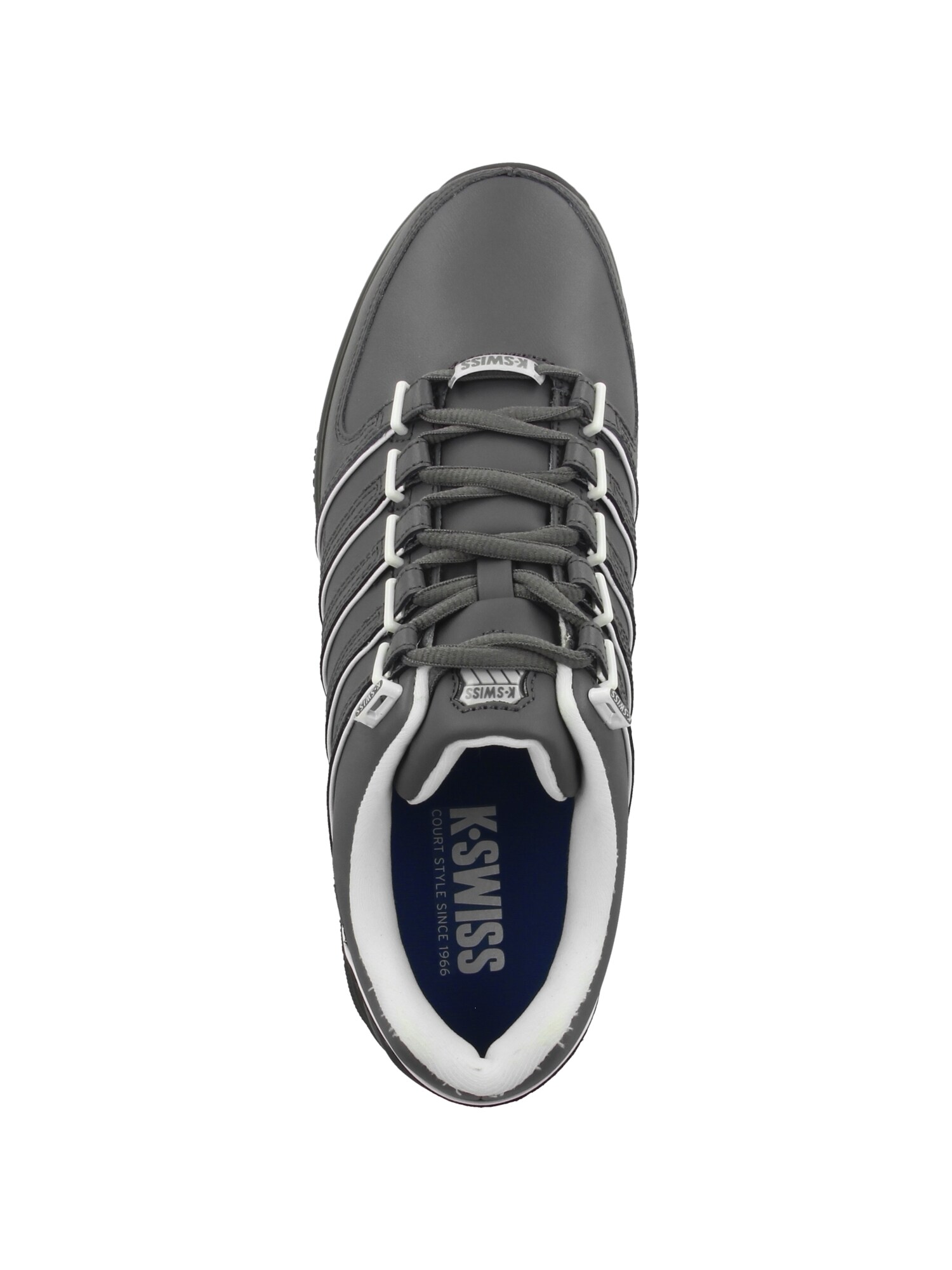K-SWISS Zapatillas deportivas bajas gris / blanco – imagen 2