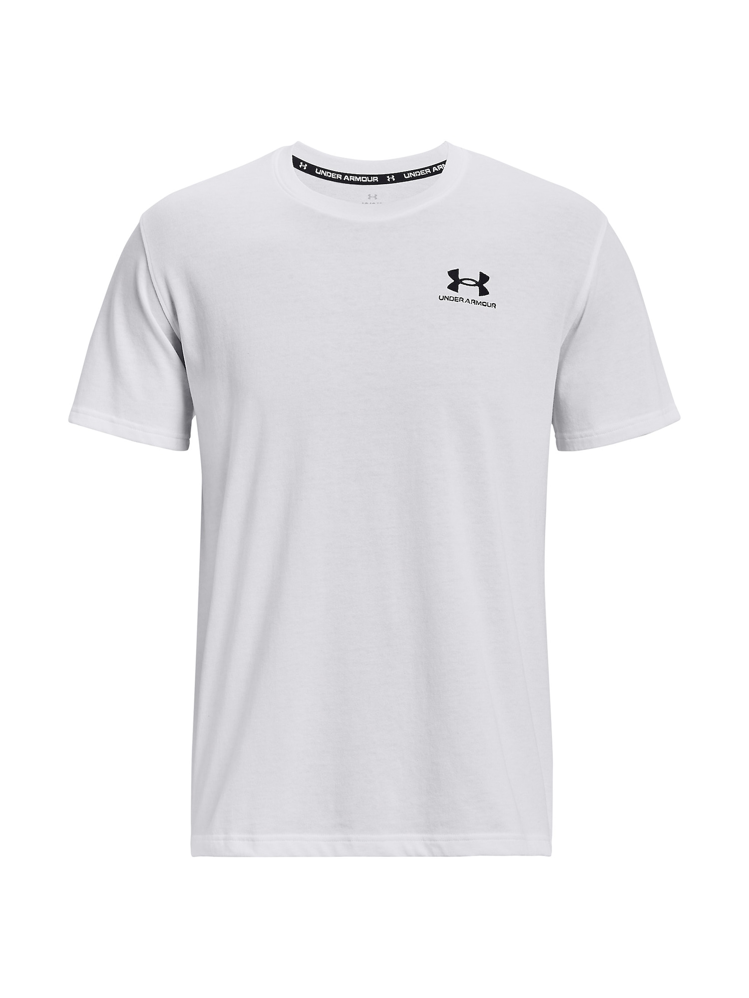 UNDER ARMOUR Функционална тениска  черно / бяло