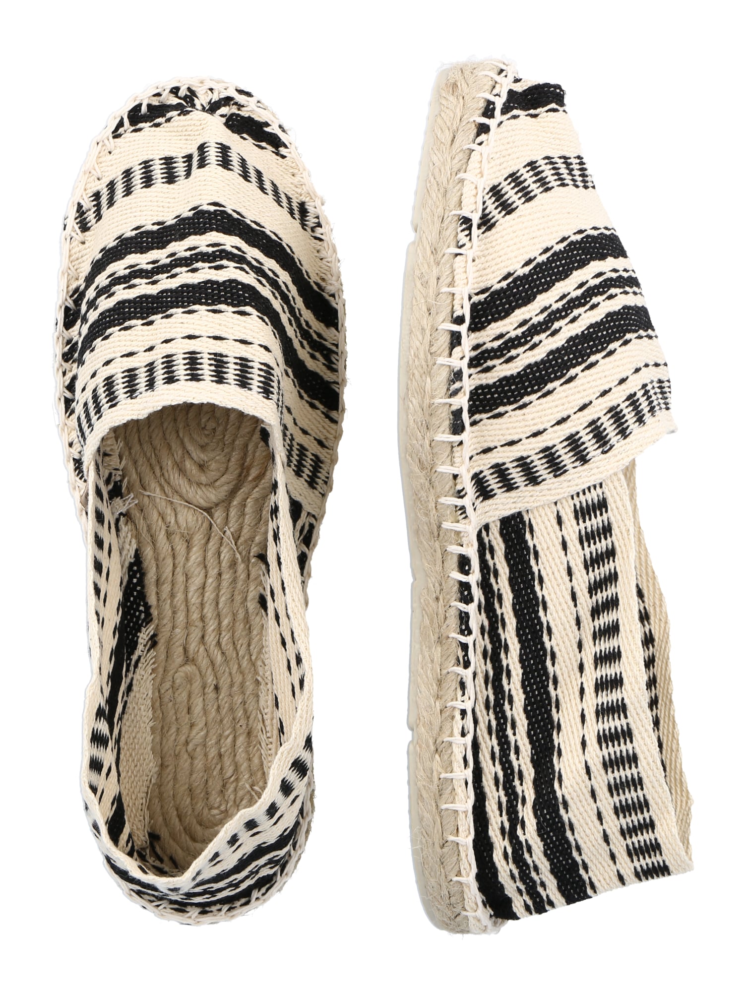 espadrij l´originale Espadrilles  fekete / fehér termék 2. képe