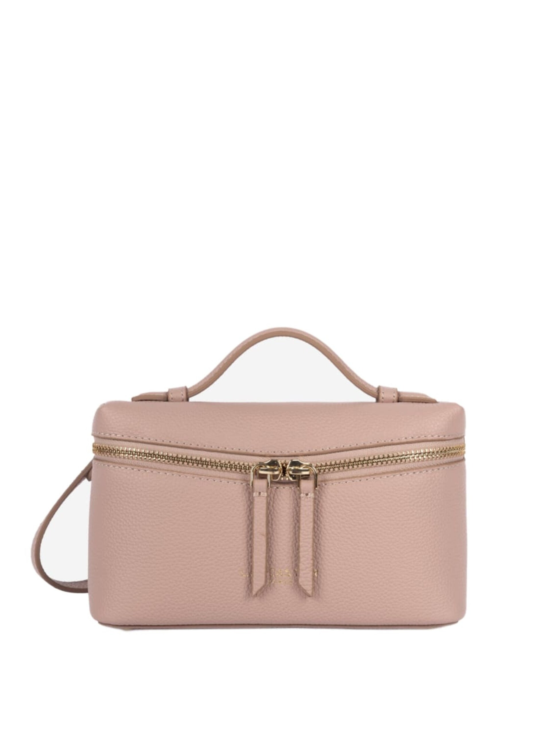LANCASTER Paris Axelremsväska 'Lancaster Sac boite Zippé S Milano Trésor Nude' dam