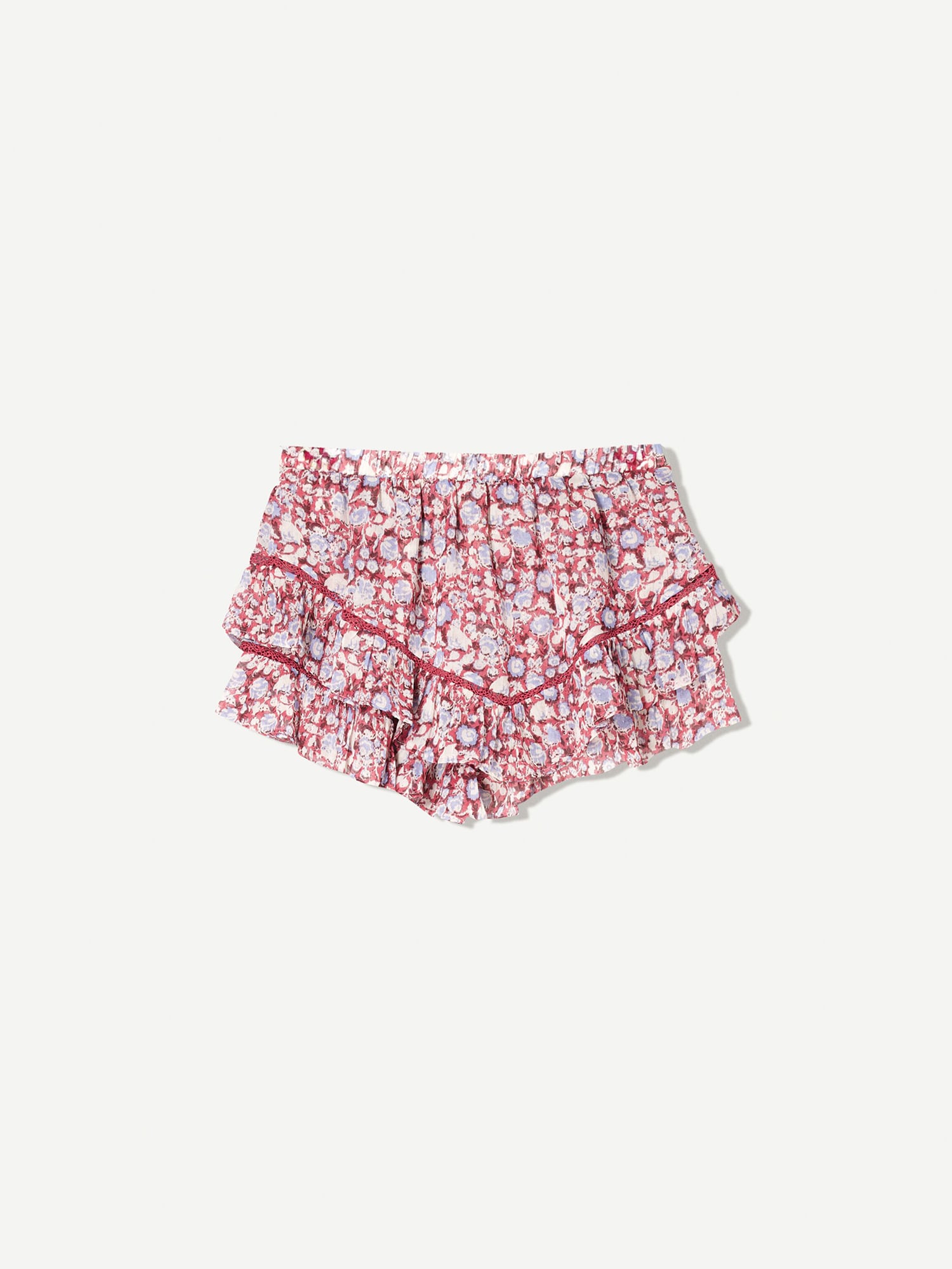 Bershka Szoknyák  galambkék / magenta / fehér termék 2. képe