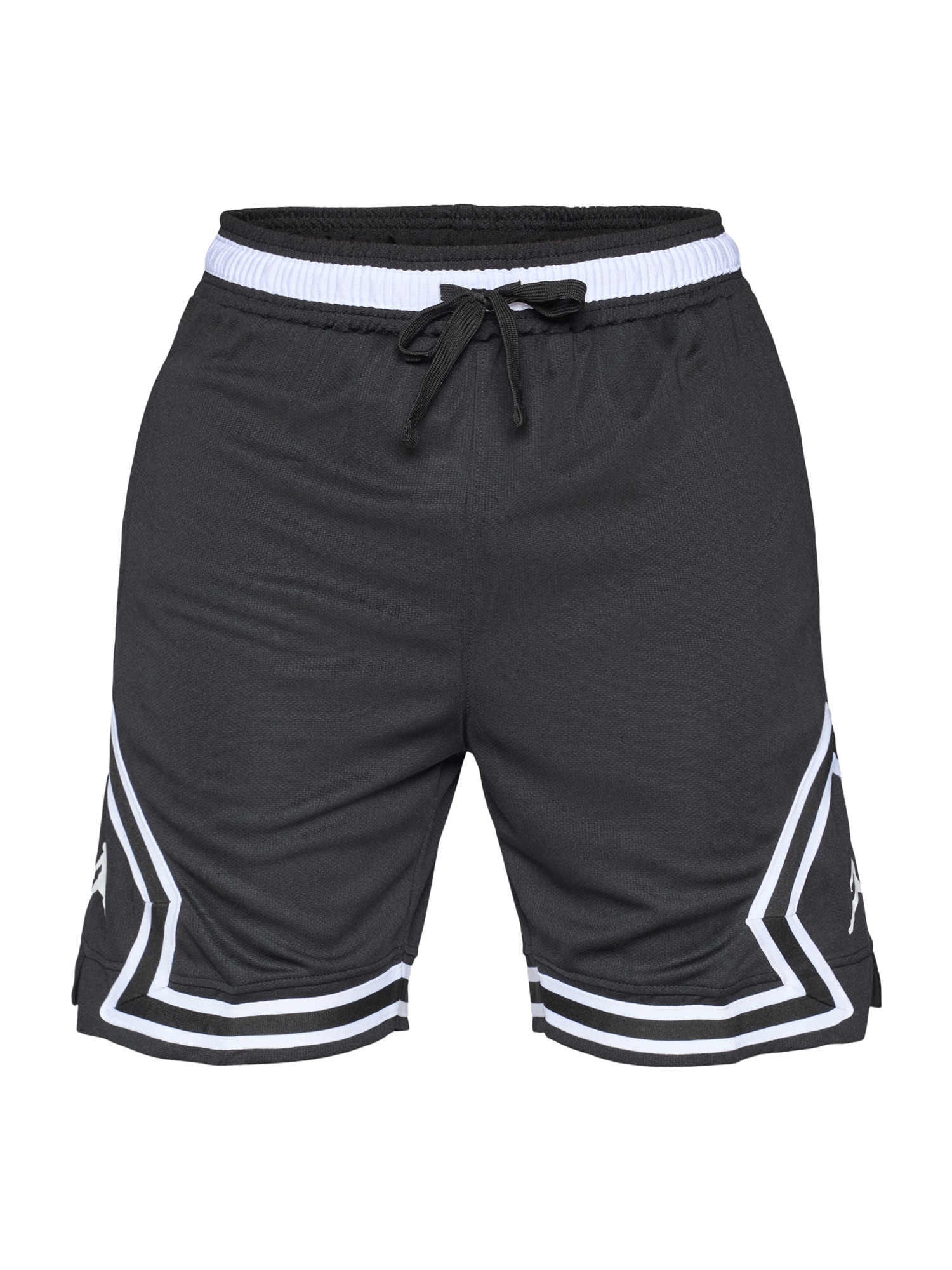 Jordan Pantaloni sport  negru / alb