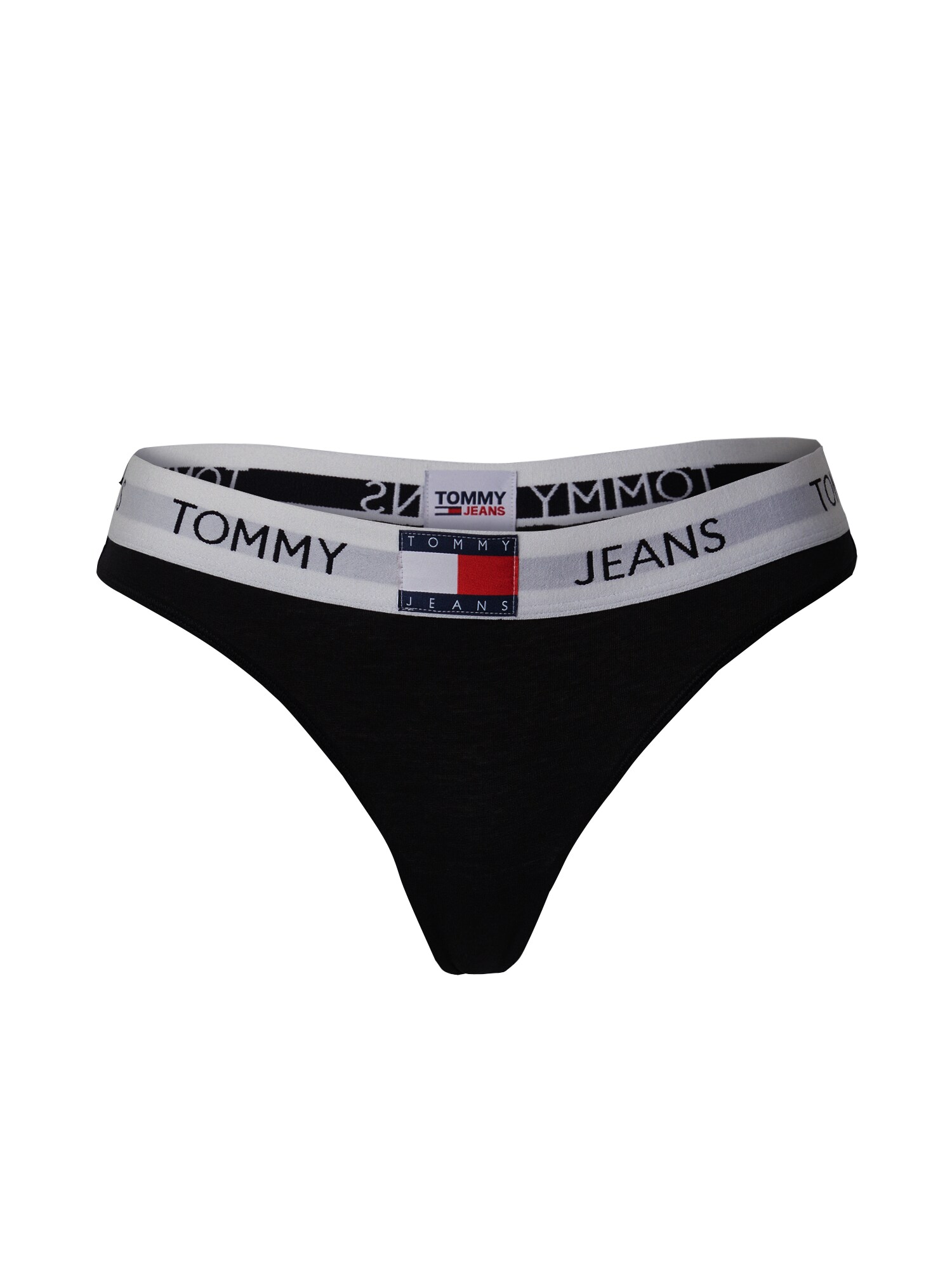 Tommy Jeans Tangá  červená / čierna / biela