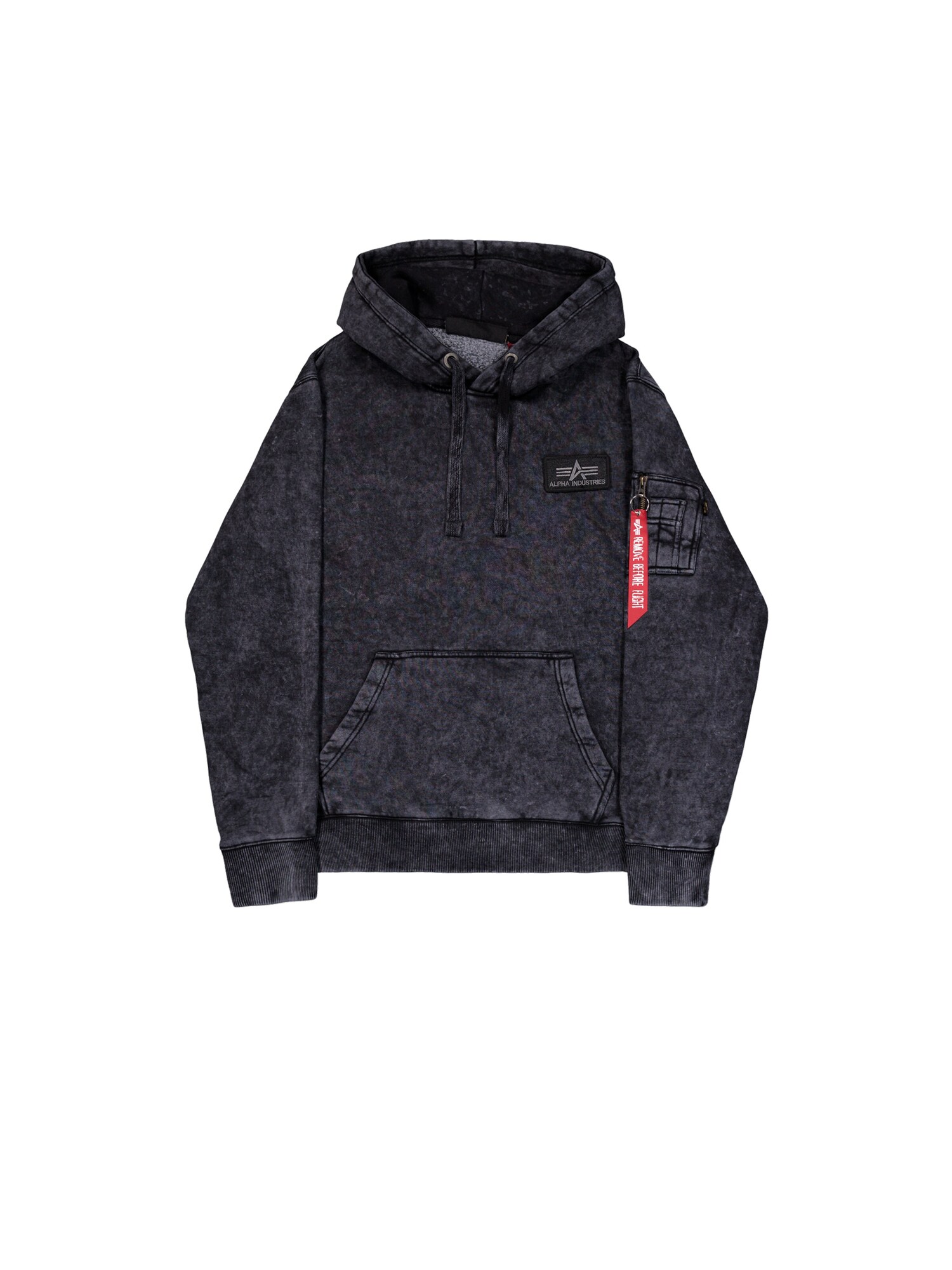 ALPHA INDUSTRIES Sweater majica 'Vintage'  crna
