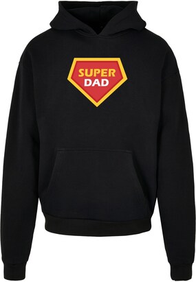 Merchcode Sweatshirt ‘Fathers Day – Super Dad’ Geel / Rood / Zwart / Wit