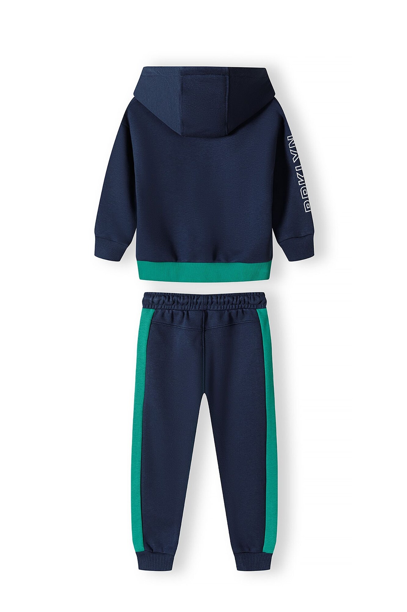 MINOTI Jogging ruhák  tengerészkék / zöld / fehér termék 2. képe