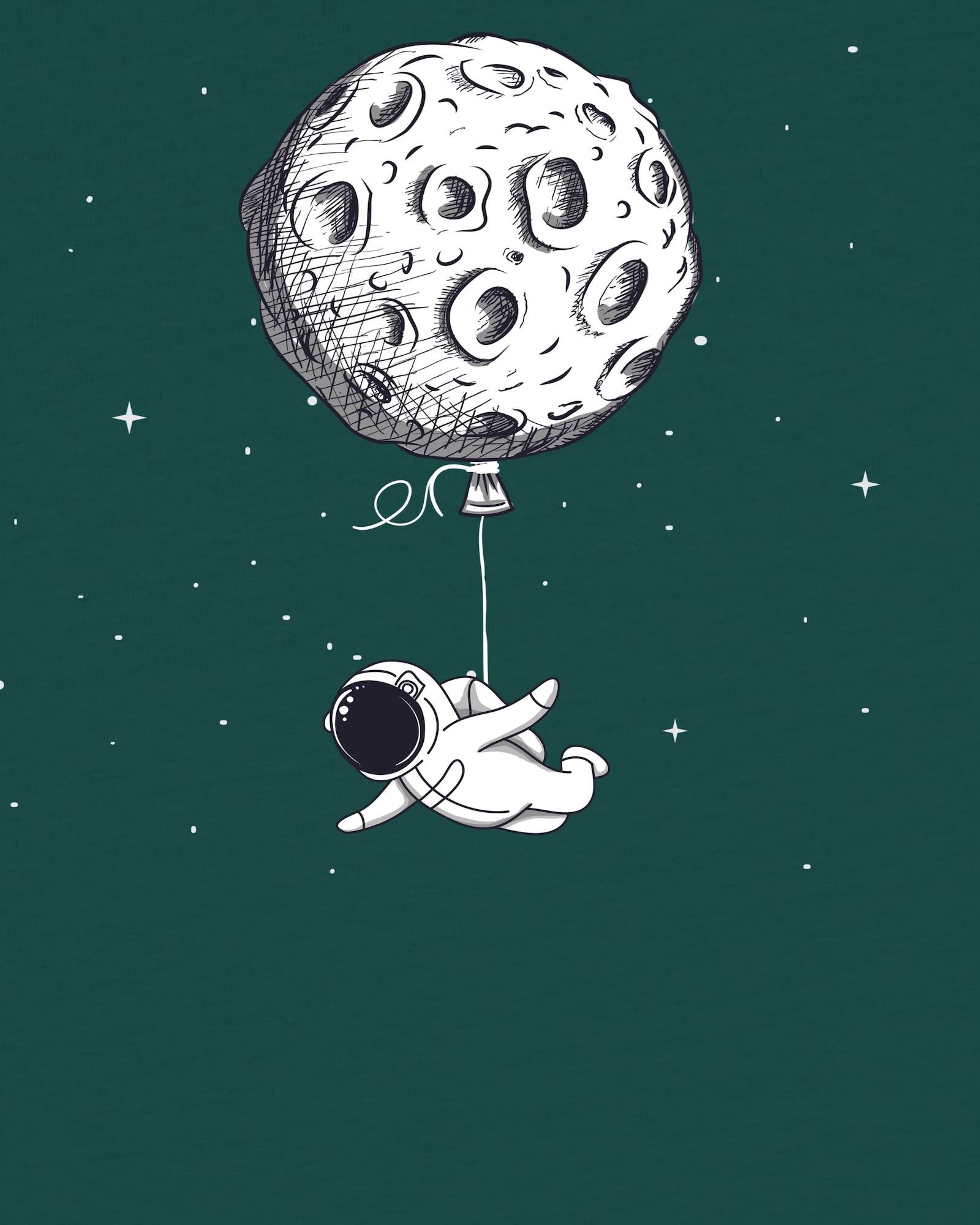Thumbnail - T-Shirt 'Funny Spaceman'