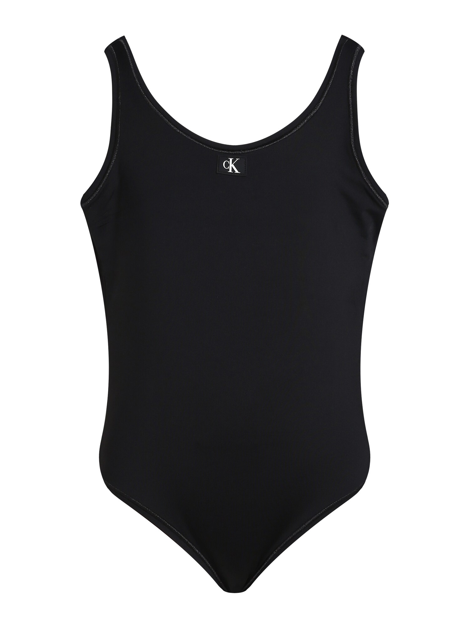 Calvin Klein Swimwear Costum de baie întreg  negru / alb