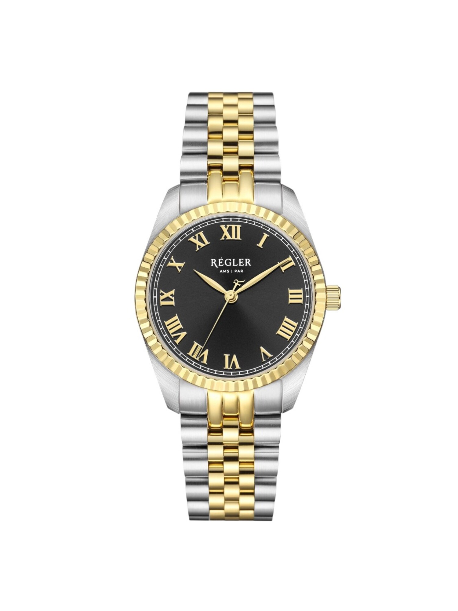 Régler Orologio analogico 'Régler Infinité Steel Bicolor Silver/Gold - Black'  oro