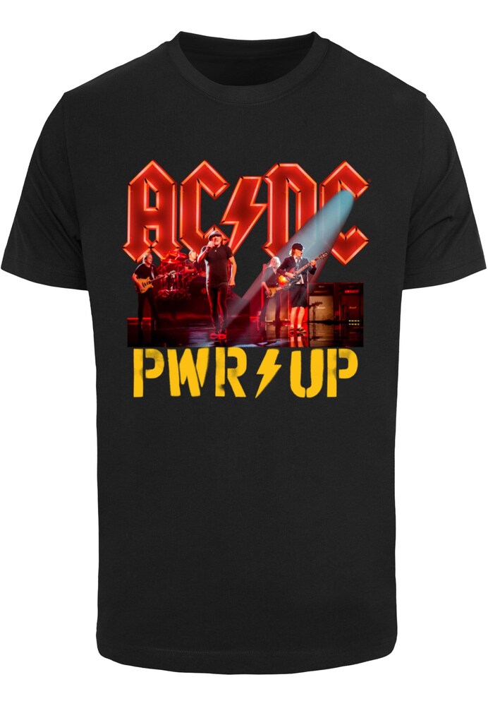 Merchcode T-Shirt 'ACDC - PWRUP Stage Lights' Herren Größe S schwarz