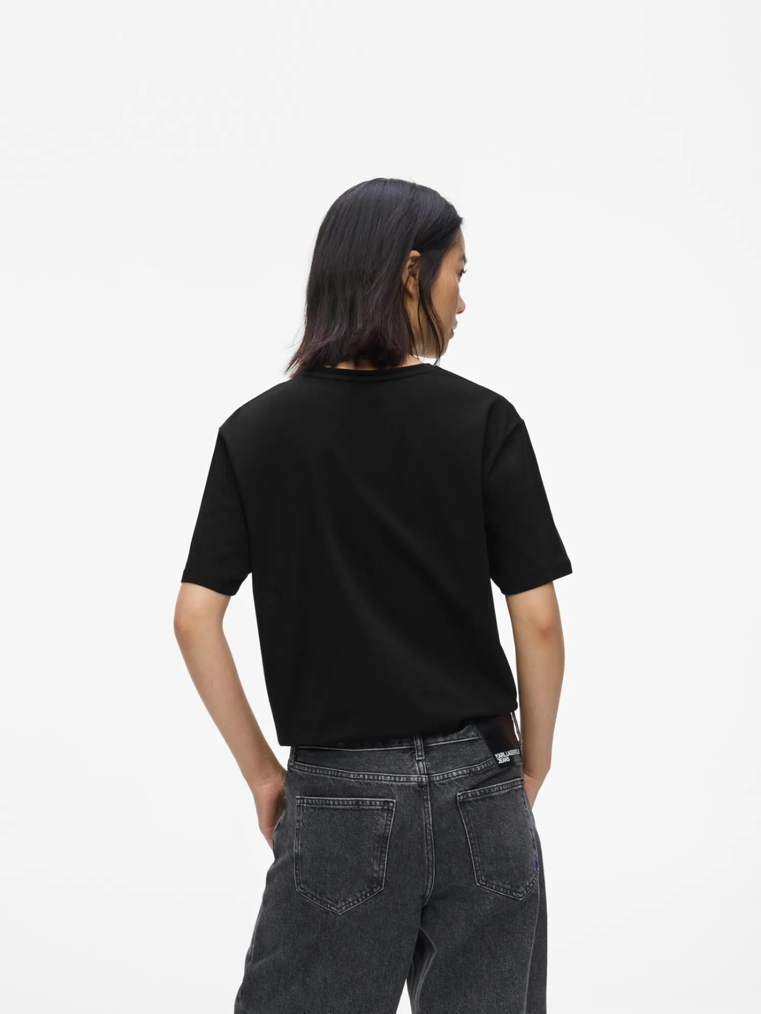 KARL LAGERFELD JEANS Camiseta negro – imagen 11