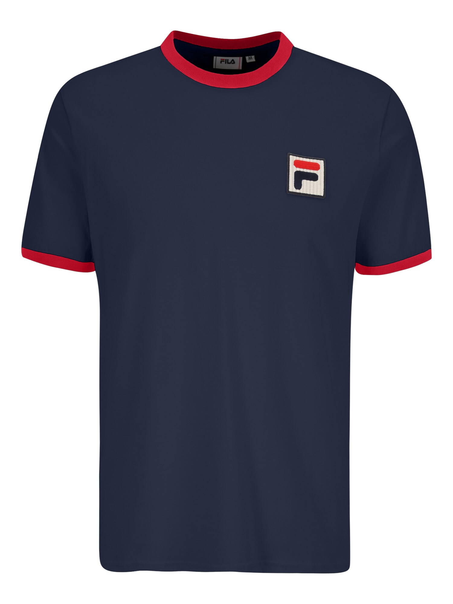 FILA Póló 'LAZ'  tengerészkék / piros / fehér akciós termékkép 1