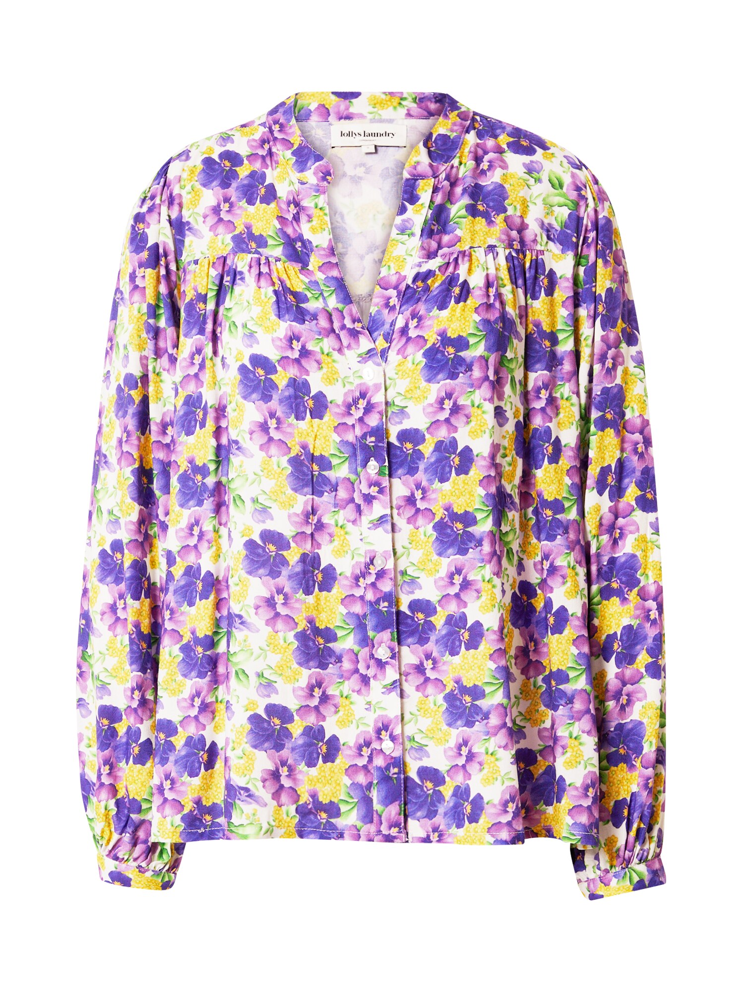 Lollys Laundry Palaidinė 'Elif' indigo spalva / aukso geltonumo spalva / žalia / šviesiai violetinė