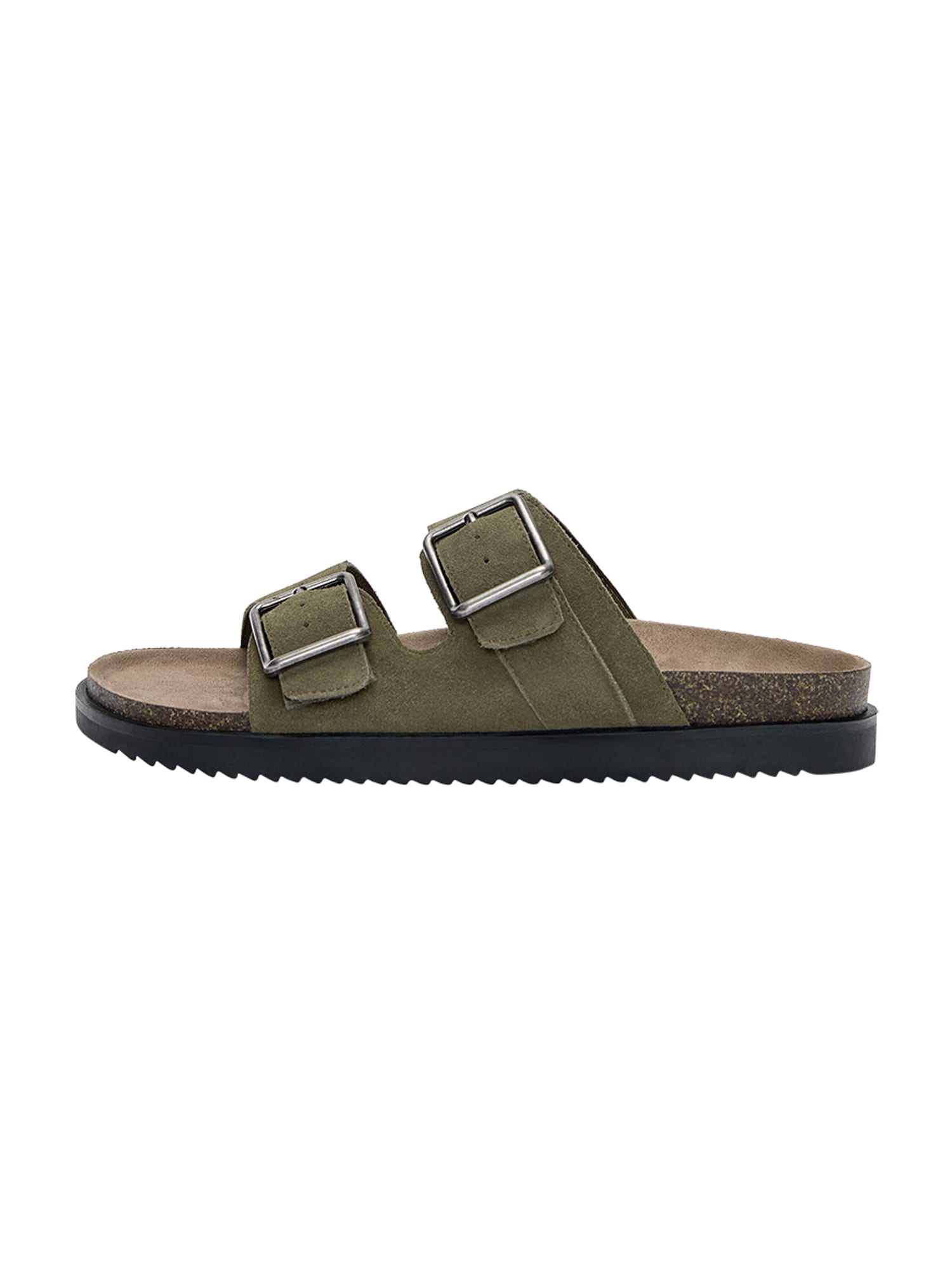 Pull&Bear Papucs khaki termék 2. képe