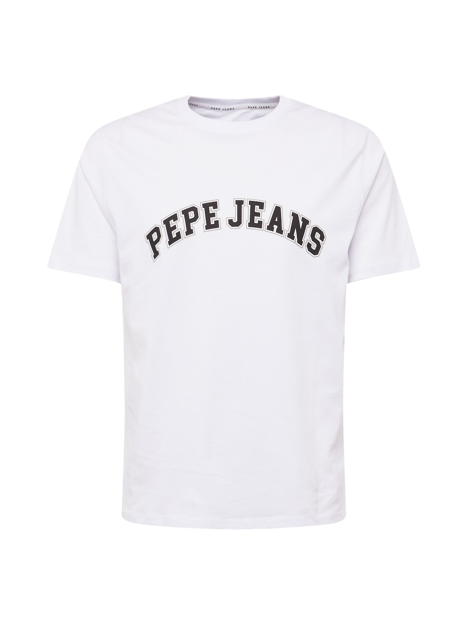 Pepe Jeans Póló 'Clement'  fekete / fehér akciós termékkép 1