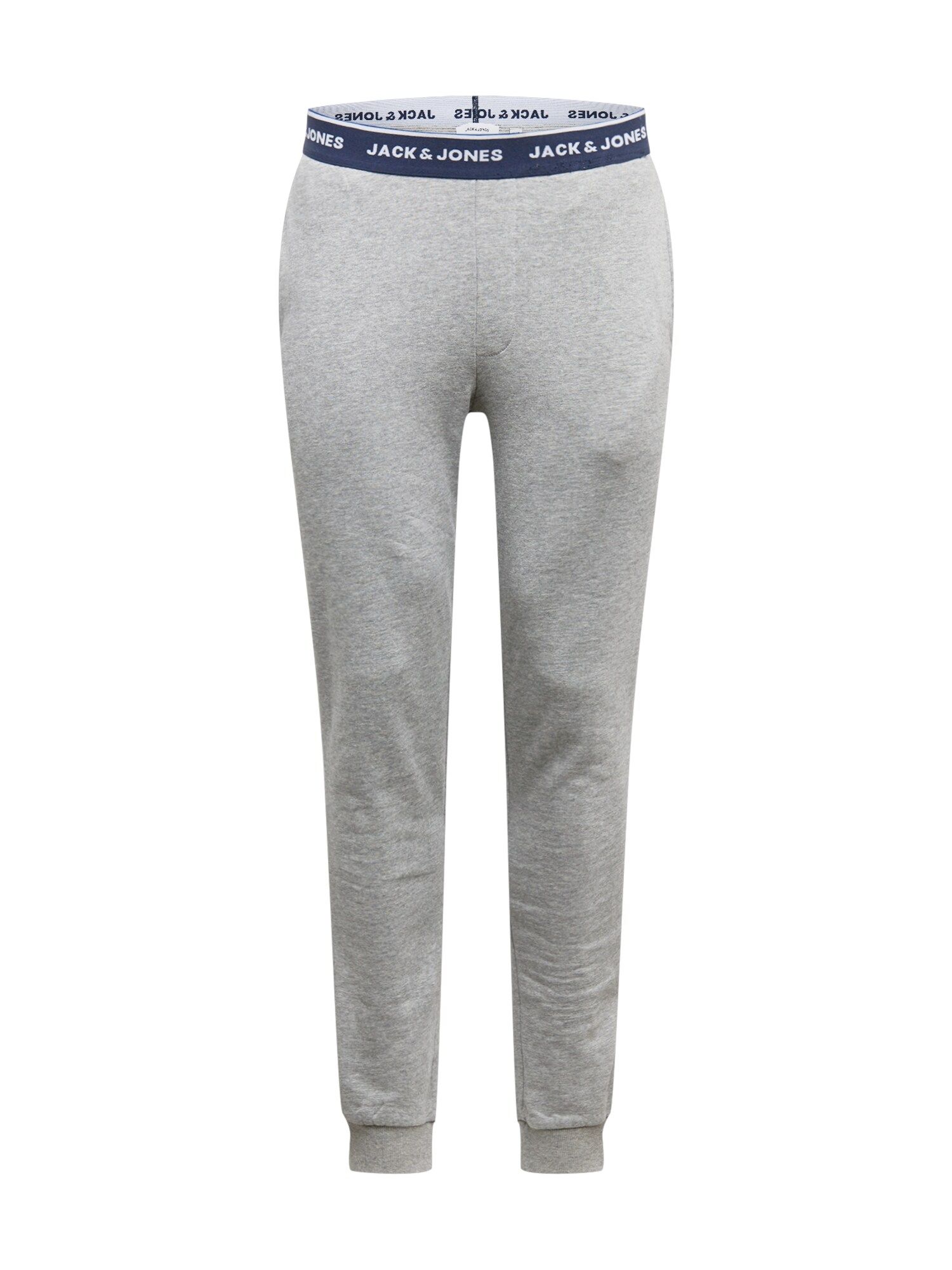 JACK & JONES Kelnės  pilka / tamsiai mėlyna jūros spalva / balta