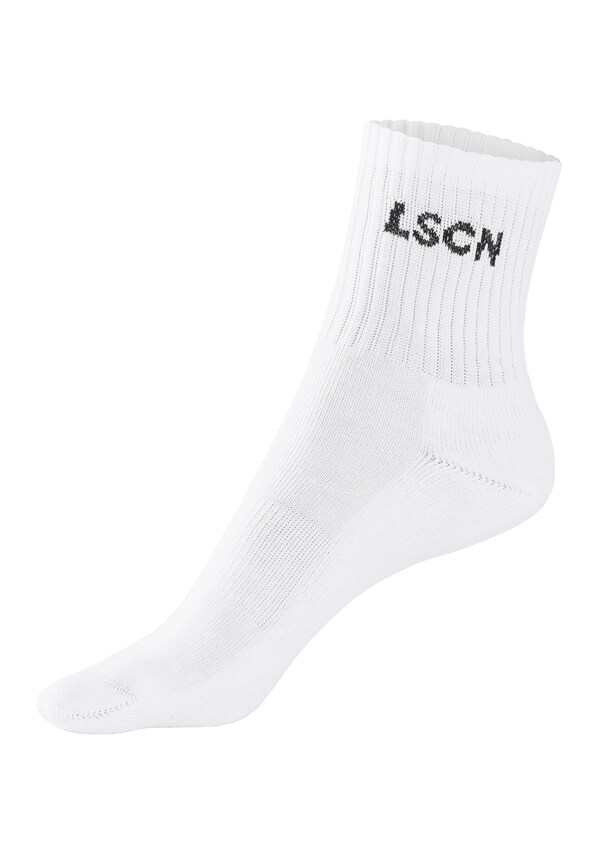 LSCN by LASCANA, Zokni, zöld & fehér, 2 kép a 7 közül