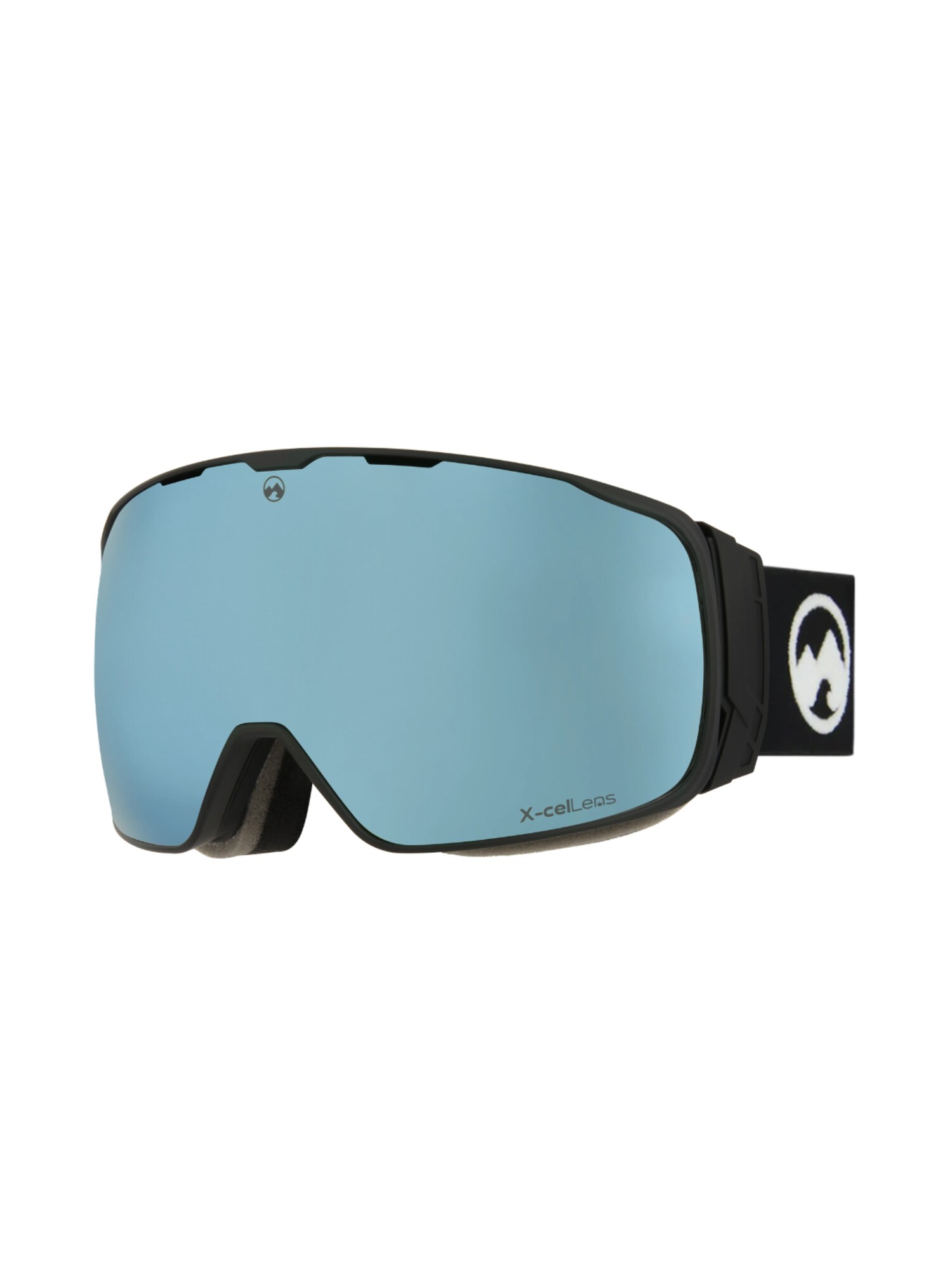 Mowmow Attrezzatura sportiva 'MowMow ICON Ski Goggles - Free Bonus Lens - Magnetic - ECO: Bioresin Frame & Recycled - UV400 - Unisex'  blu