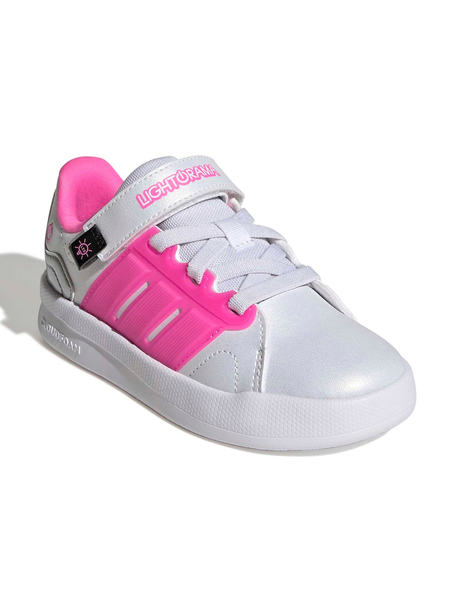 ADIDAS SPORTSWEAR Tenisky 'Lightorama Court'  ružová / biela
