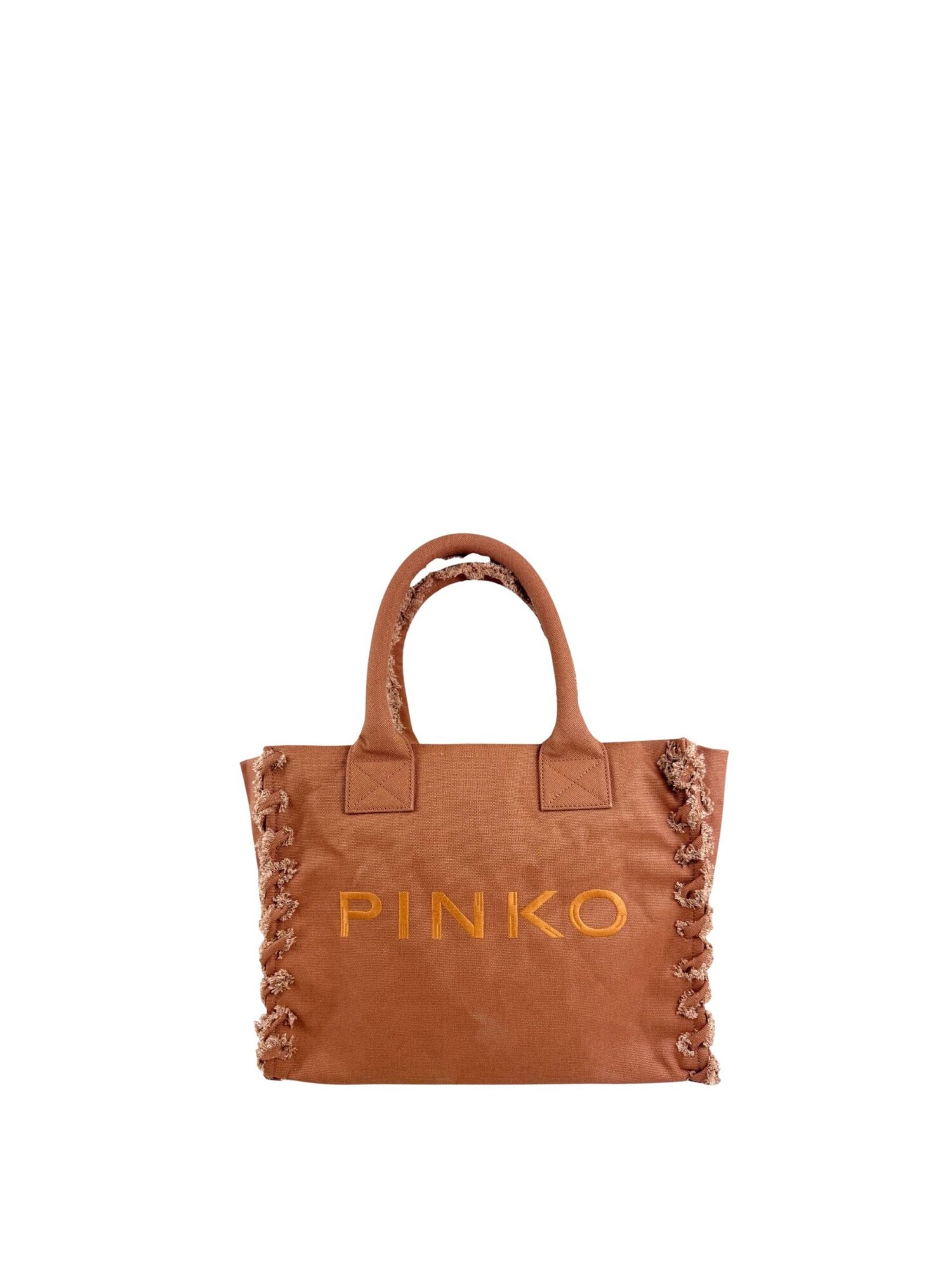 Pinko Handtas 'Pinko Beach Shopper Canvas Borsa' Bruin