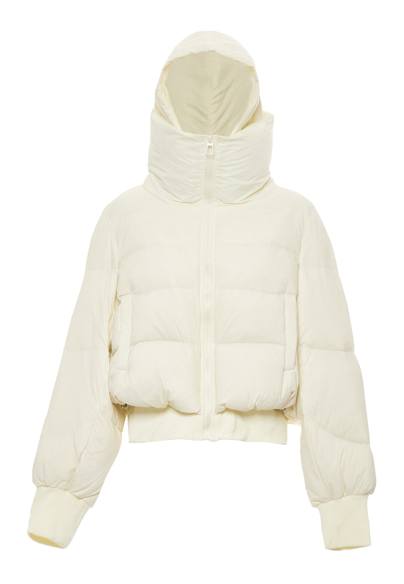 Koosh Geacă de iarnă  alb lână