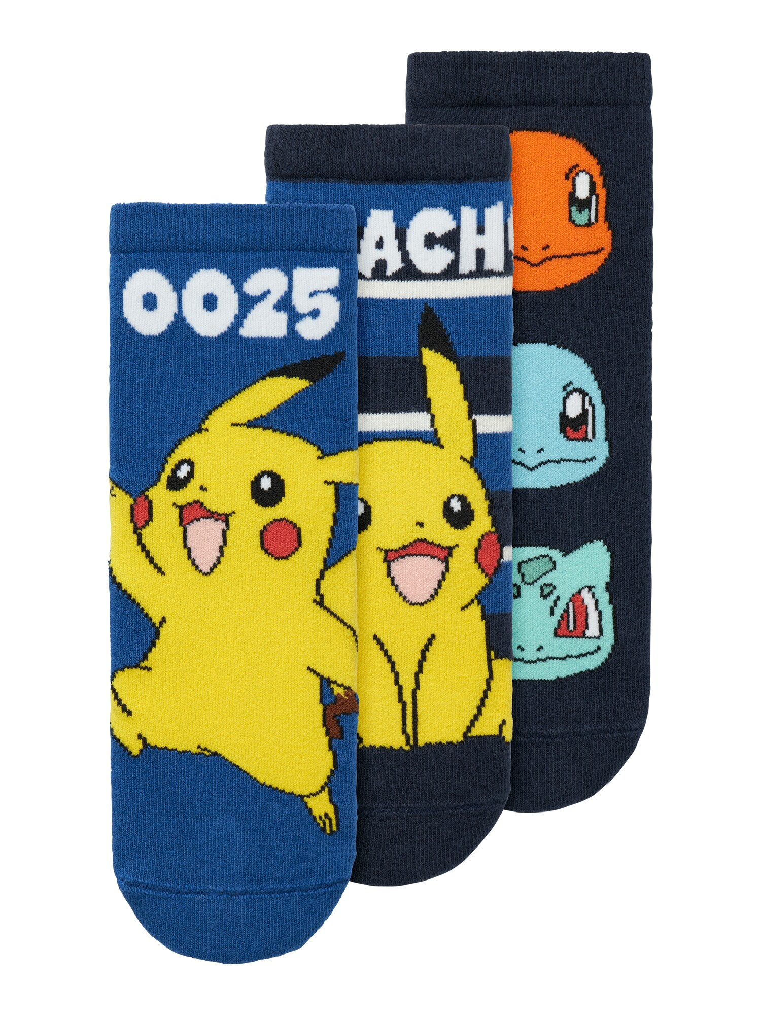 NAME IT Zokni 'NMMMIK POKEMON'  tengerészkék / világoskék / sárga / narancs akciós termékkép 1